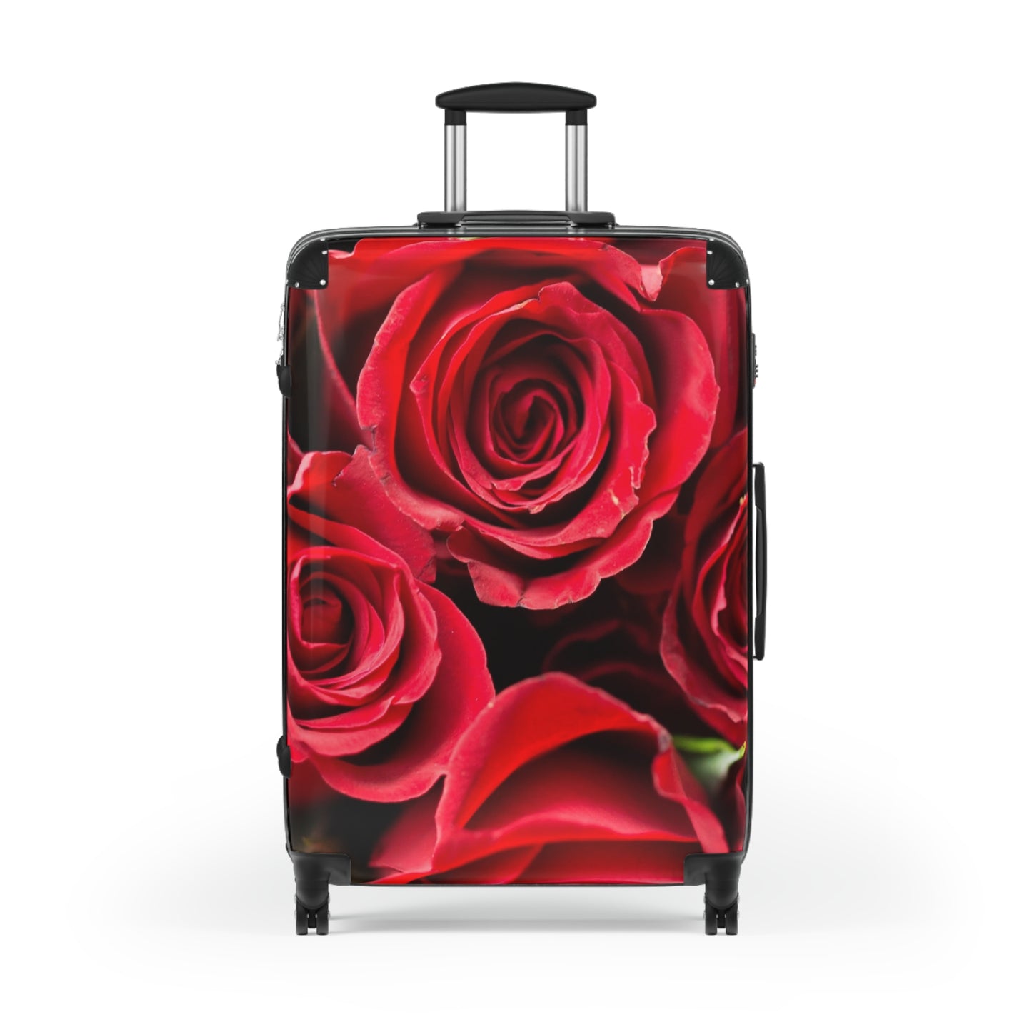 Nature Flowers Floral Red Roses  Daisy Art Carry-On Suitcase - Stylish Luggage for Travelers