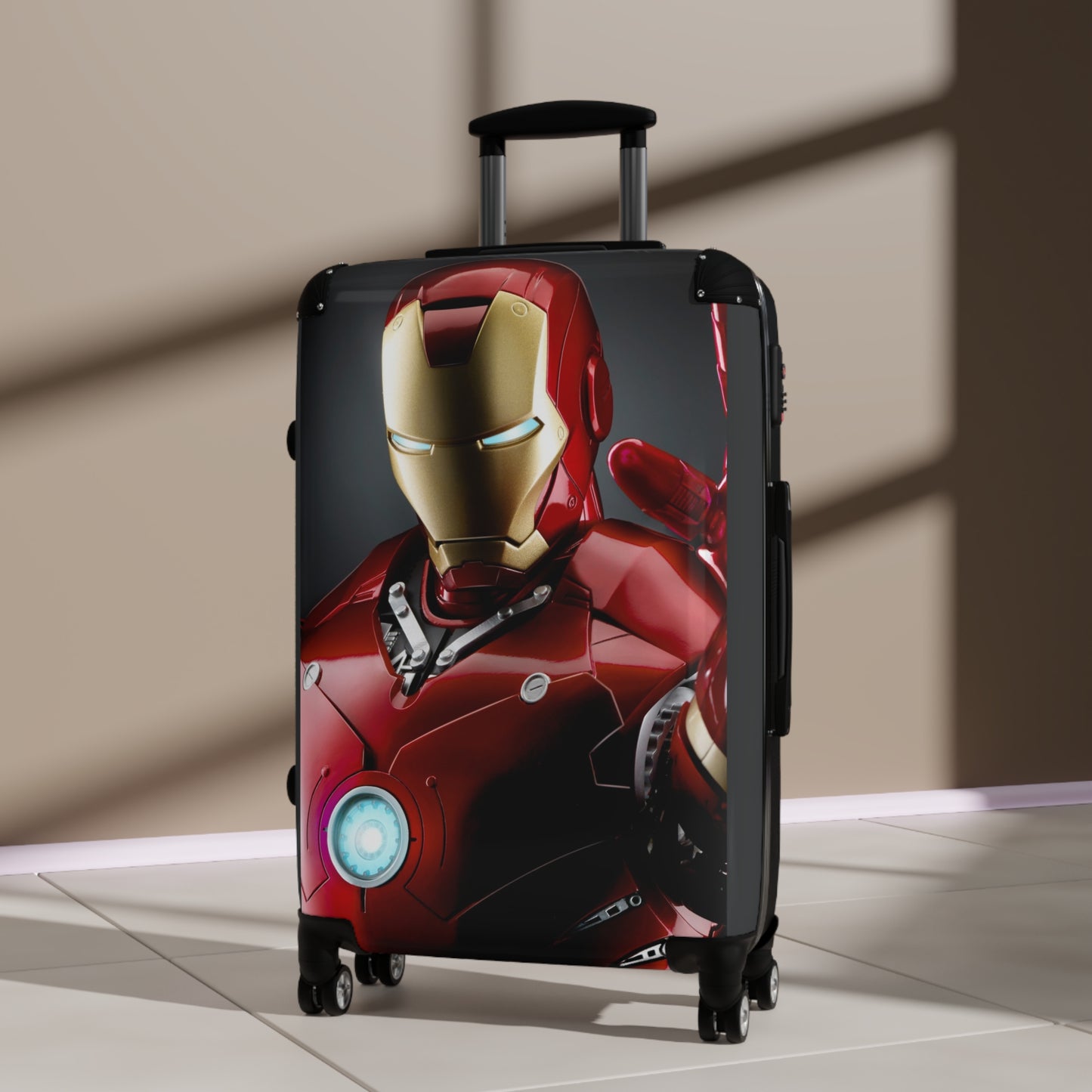 Video Games Iron Man Mark III Carry-On Suitcase - Stylish Luggage for Travelers