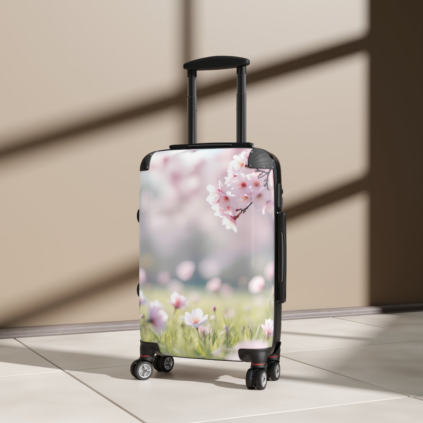 Nature Flowers Floral Dreamy Landscape Art Carry-On Suitcase - Stylish Luggage for Travelers
