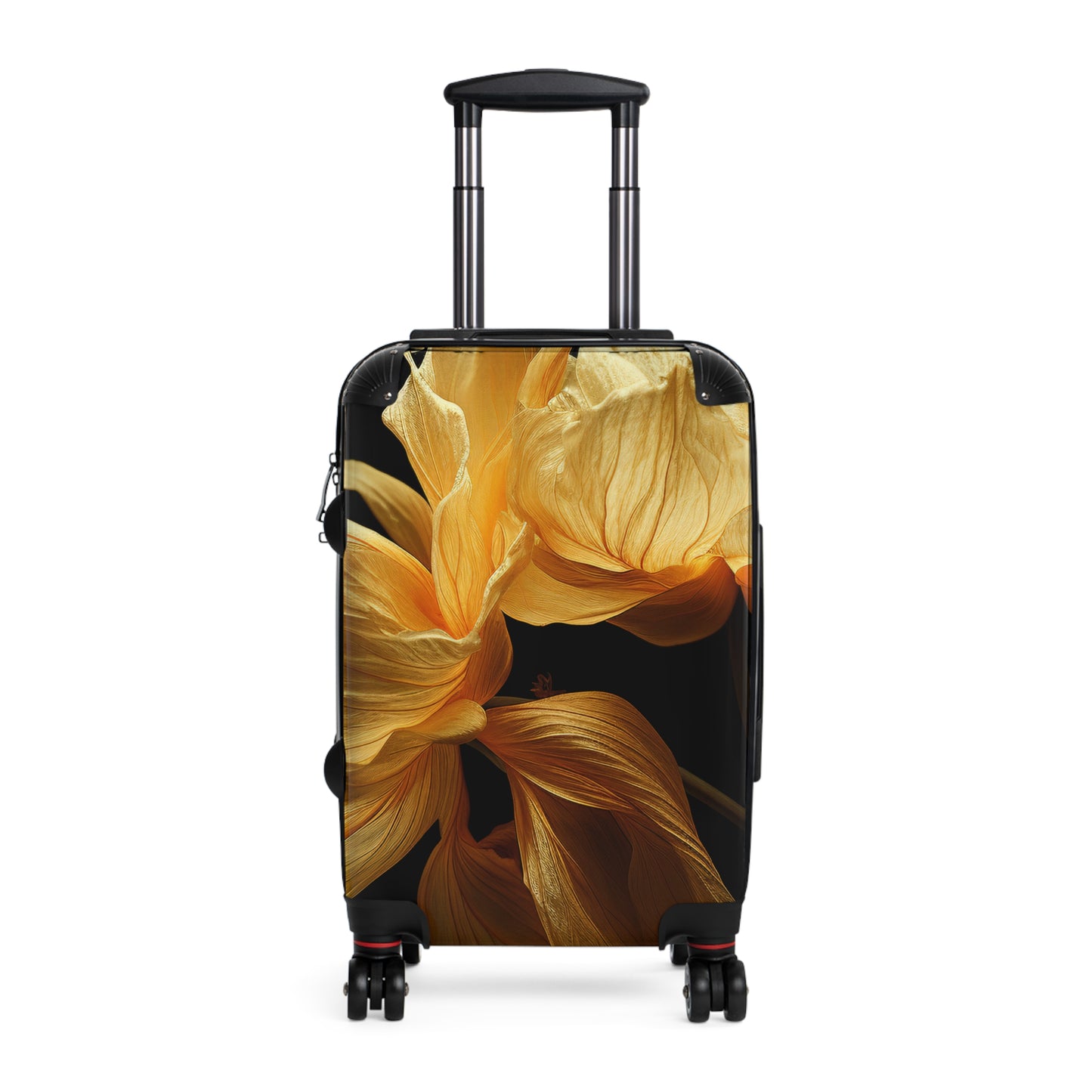 Nature Flowers Floral Yellow Hellebore Art Carry-On Suitcase - Stylish Luggage for Travelers