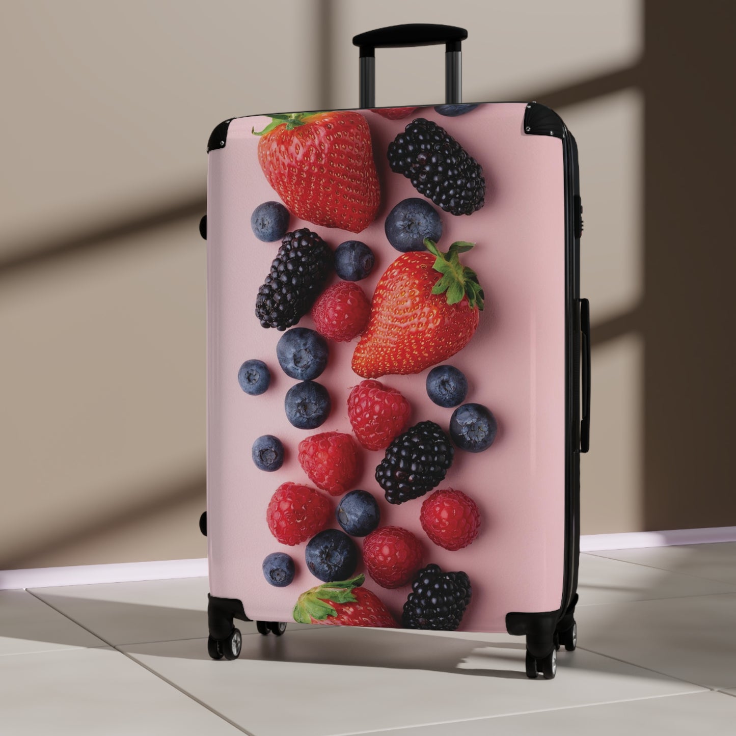 Nature Summer Fruits Vibrant Mix Carry-On Suitcase - Stylish Luggage for Travelers