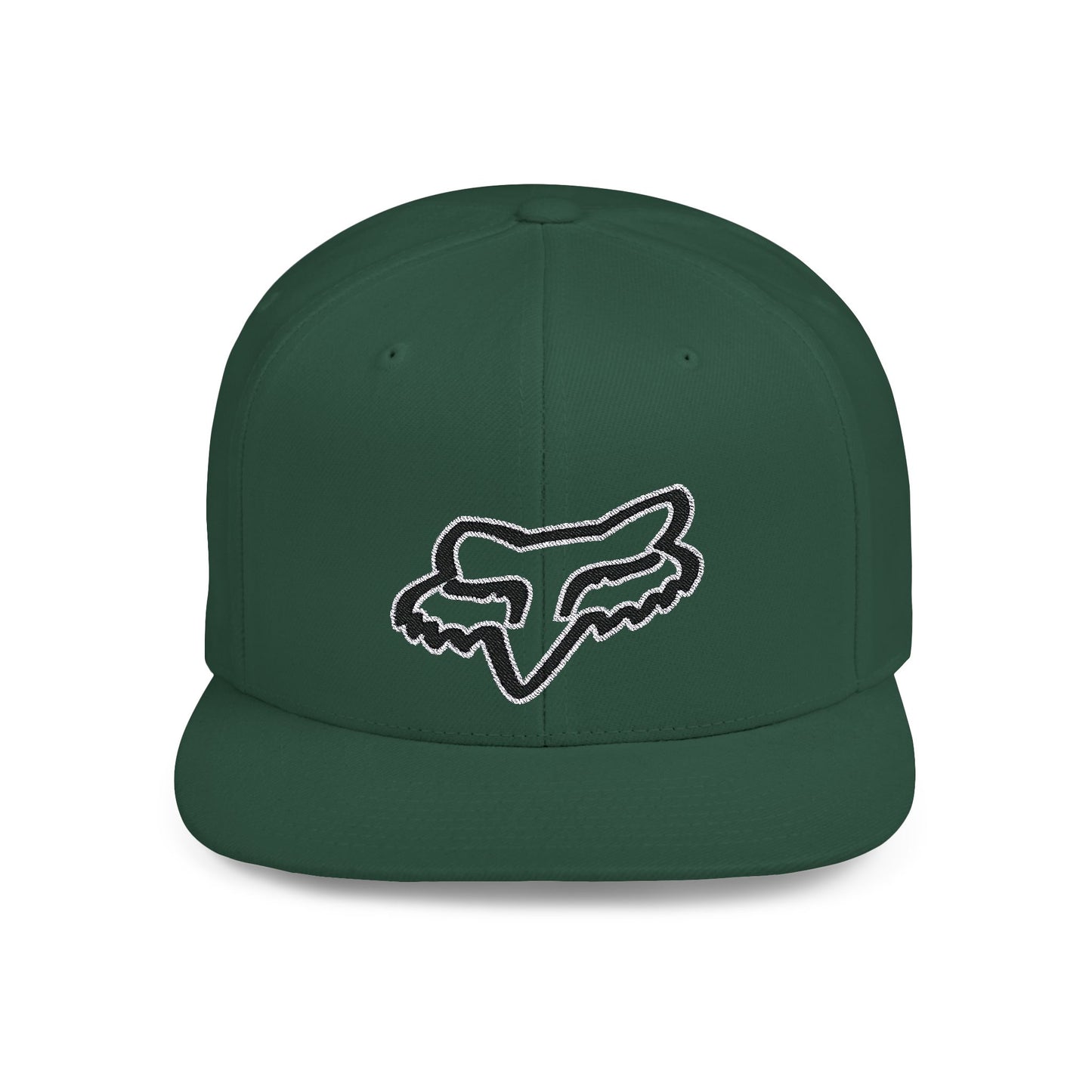 Fox Flat Bill Snapback – Lightweight, Custom Fit, Premium Quality