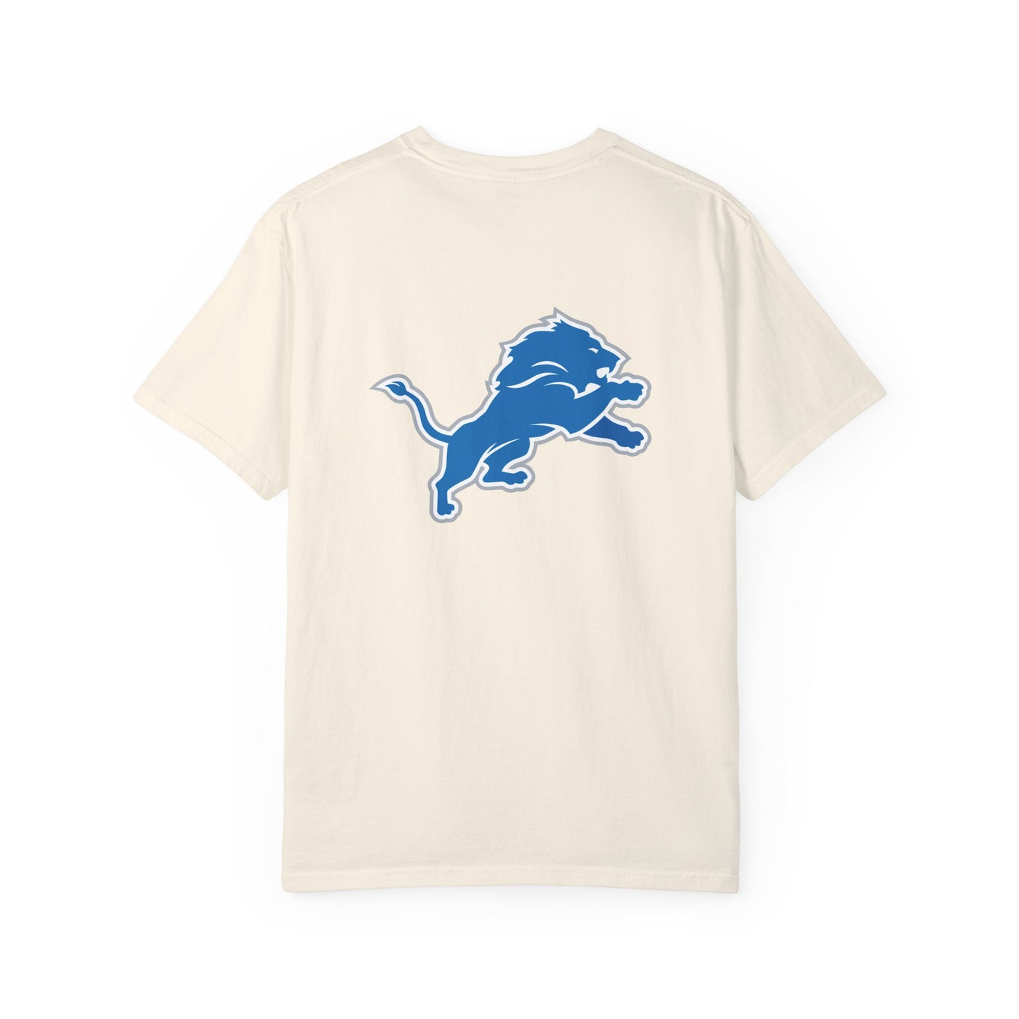 Detroit Lions Merchandise Garment-Dyed T-Shirt – Premium Cotton Tee for Customization