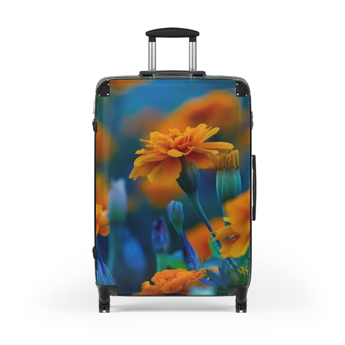 Nature Flower Field Art Carry-On Suitcase - Stylish Luggage for Travelers