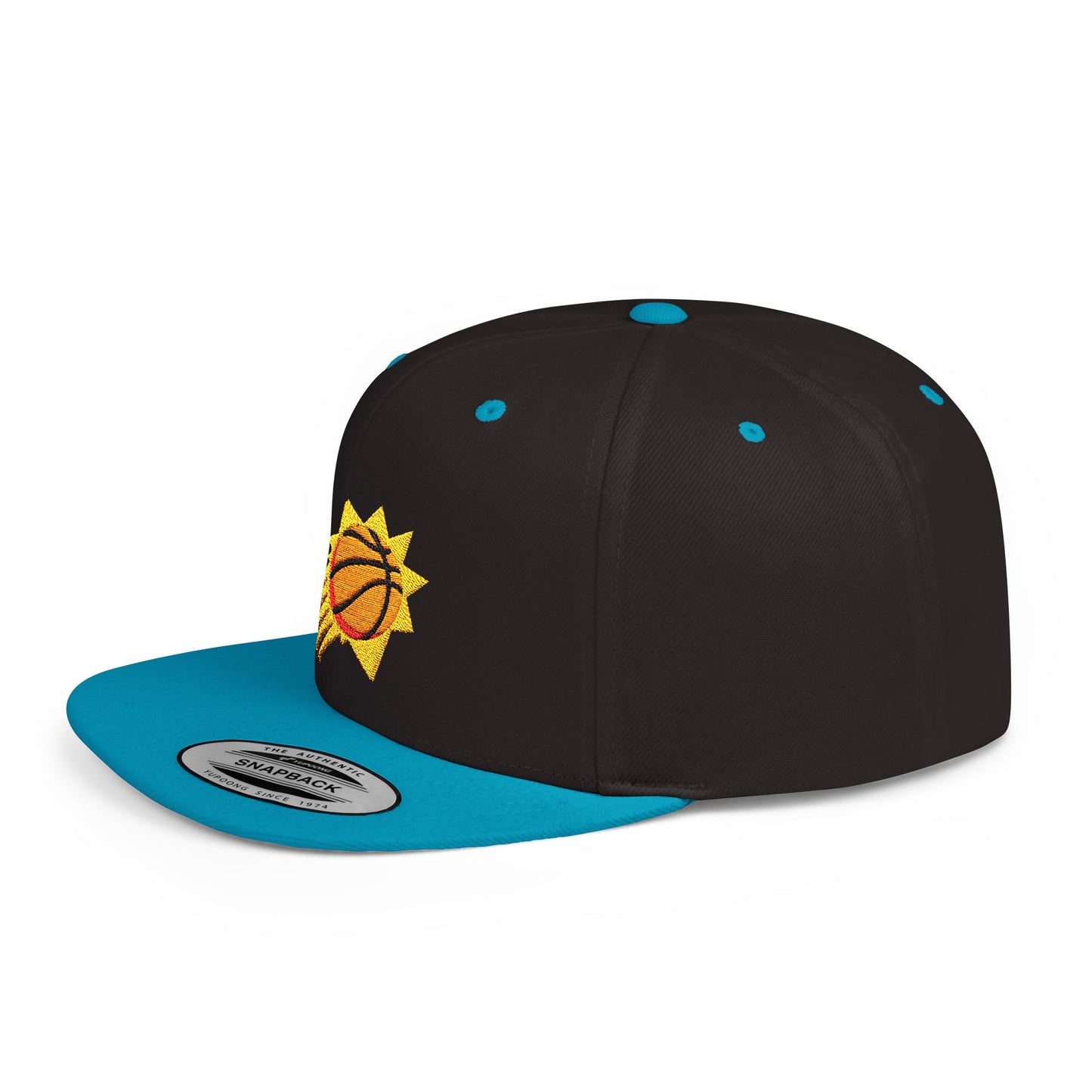 Phoenix Suns Thunder Flat Bill Snapback – Lightweight, Custom Fit, Premium Quality