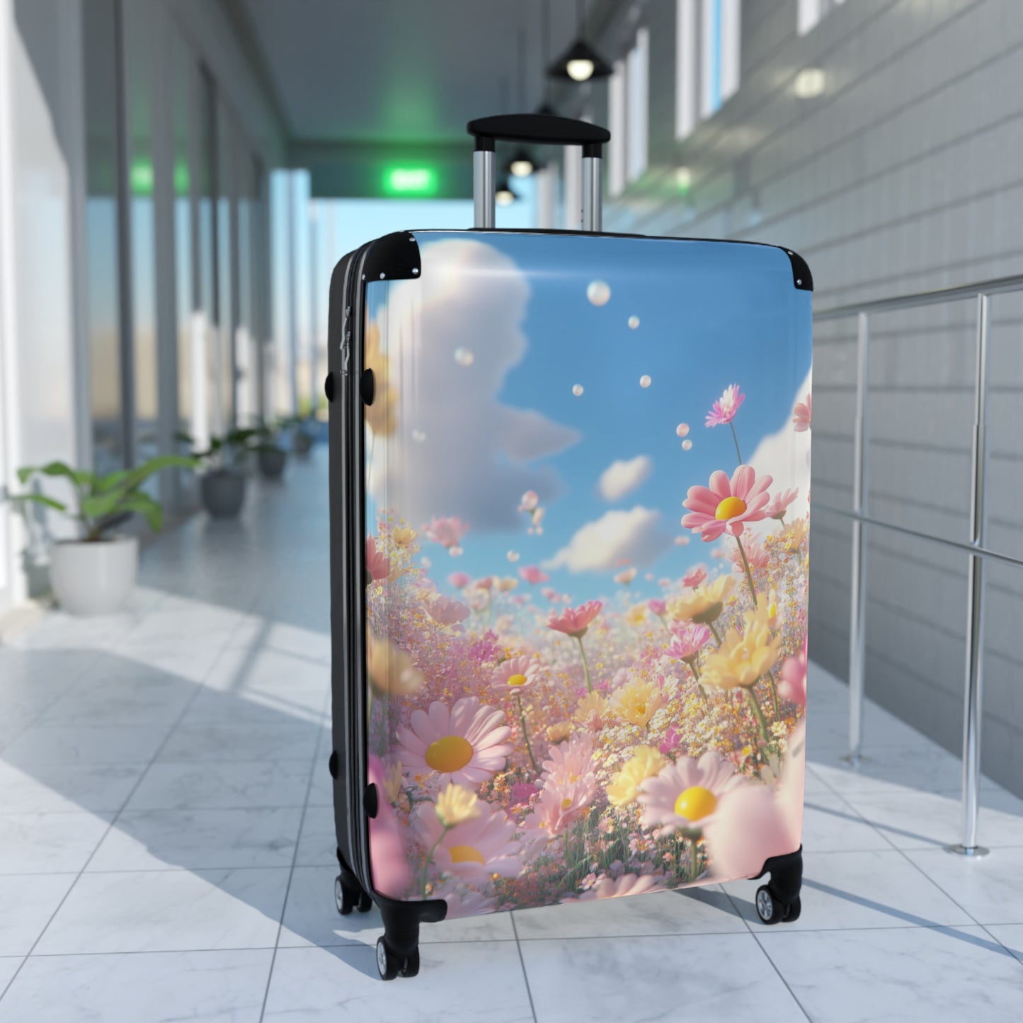 Nature Flowers Floral Sky Spring Art Carry-On Suitcase - Stylish Luggage for Travelers