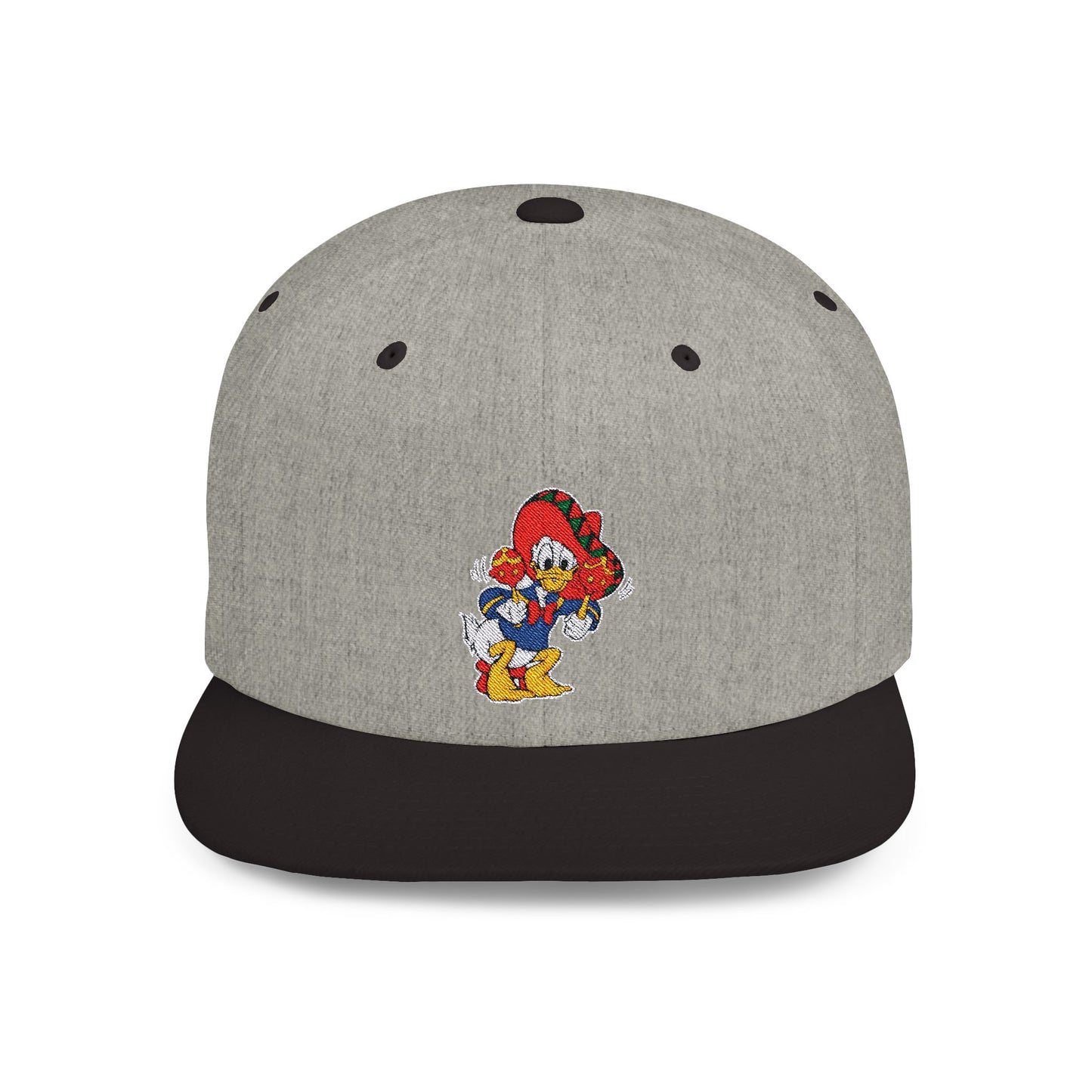 Donald Duck Cinco De Mayo Flat Bill Snapback – Lightweight, Custom Fit, Premium Quality