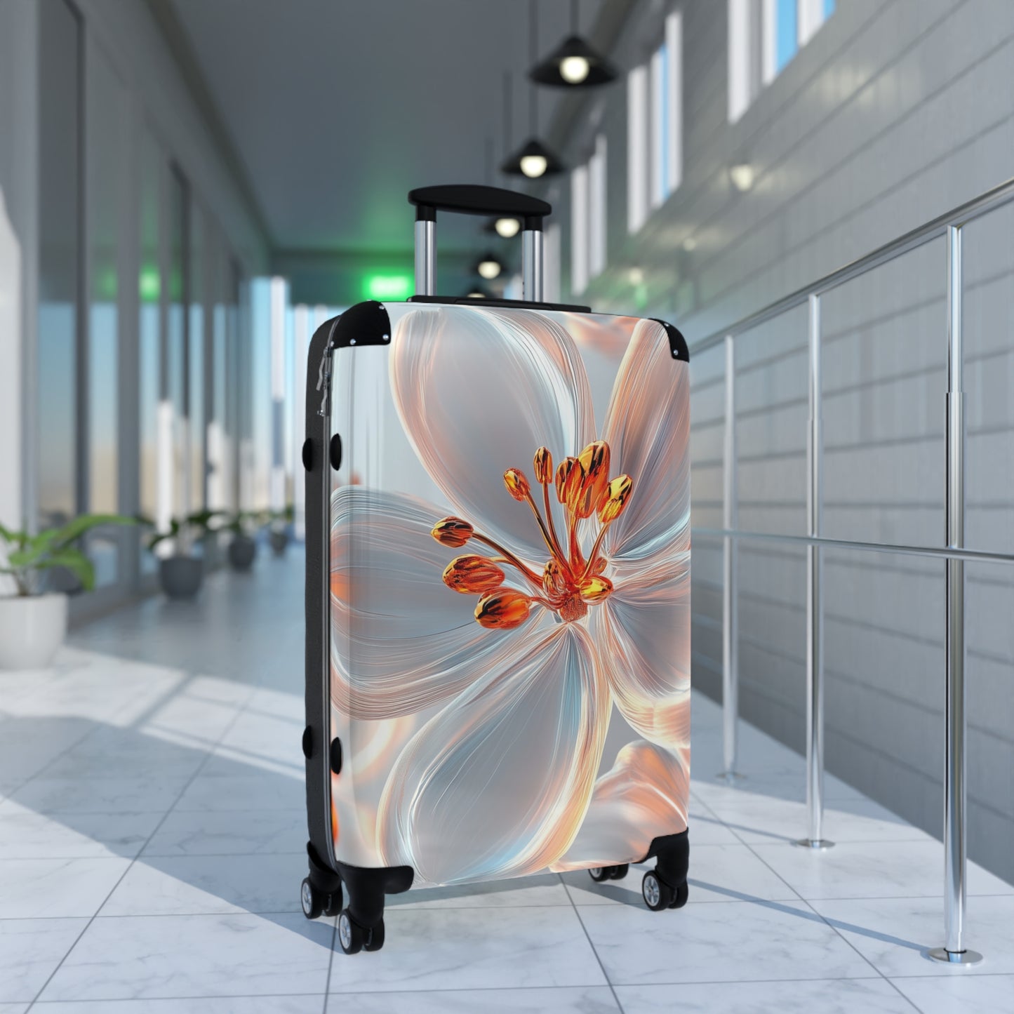Nature Flowers Floral Petals Spring Carry-On Suitcase - Stylish Luggage for Travelers