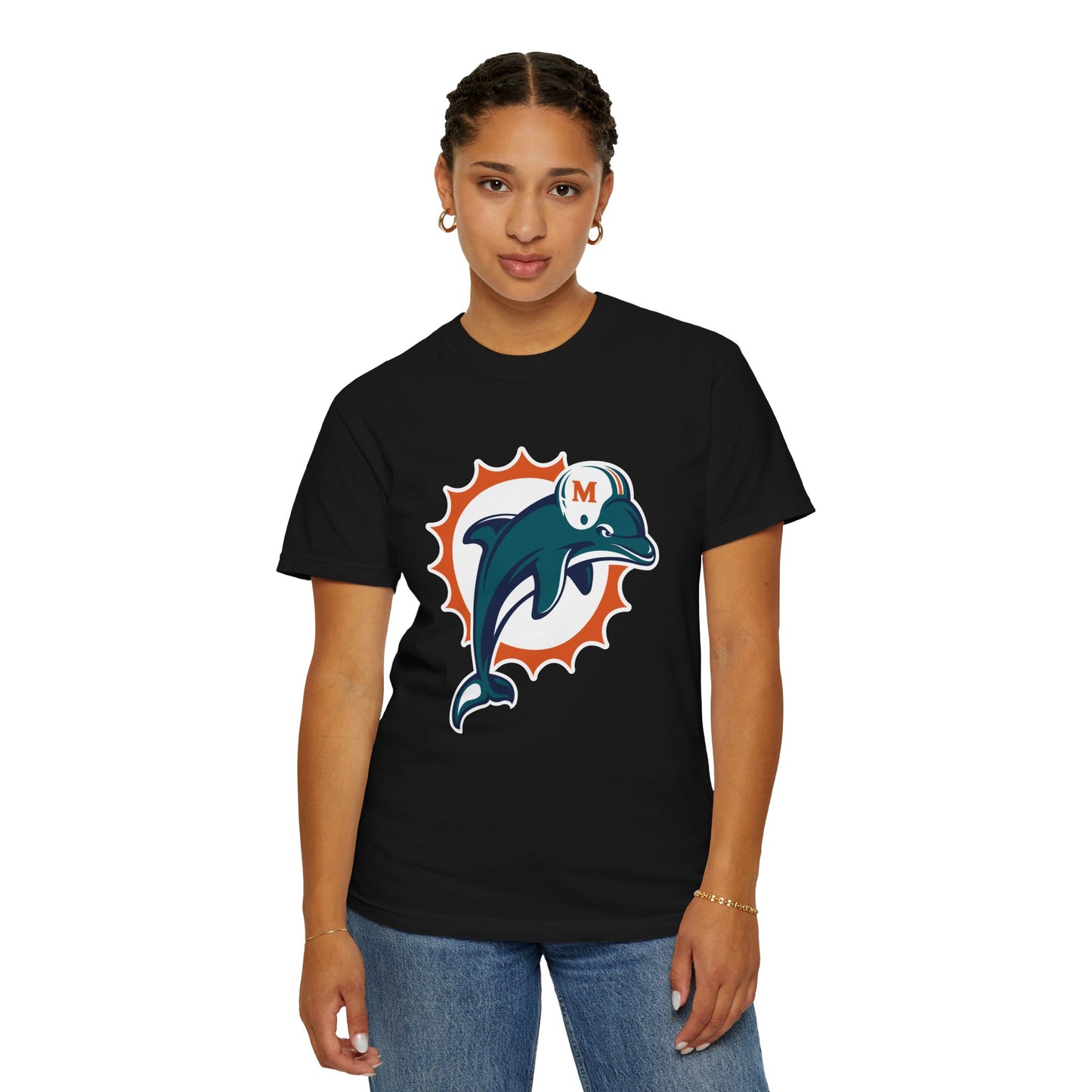 Miami Dolphins Gear Garment-Dyed T-Shirt – Premium Cotton Tee for Customization