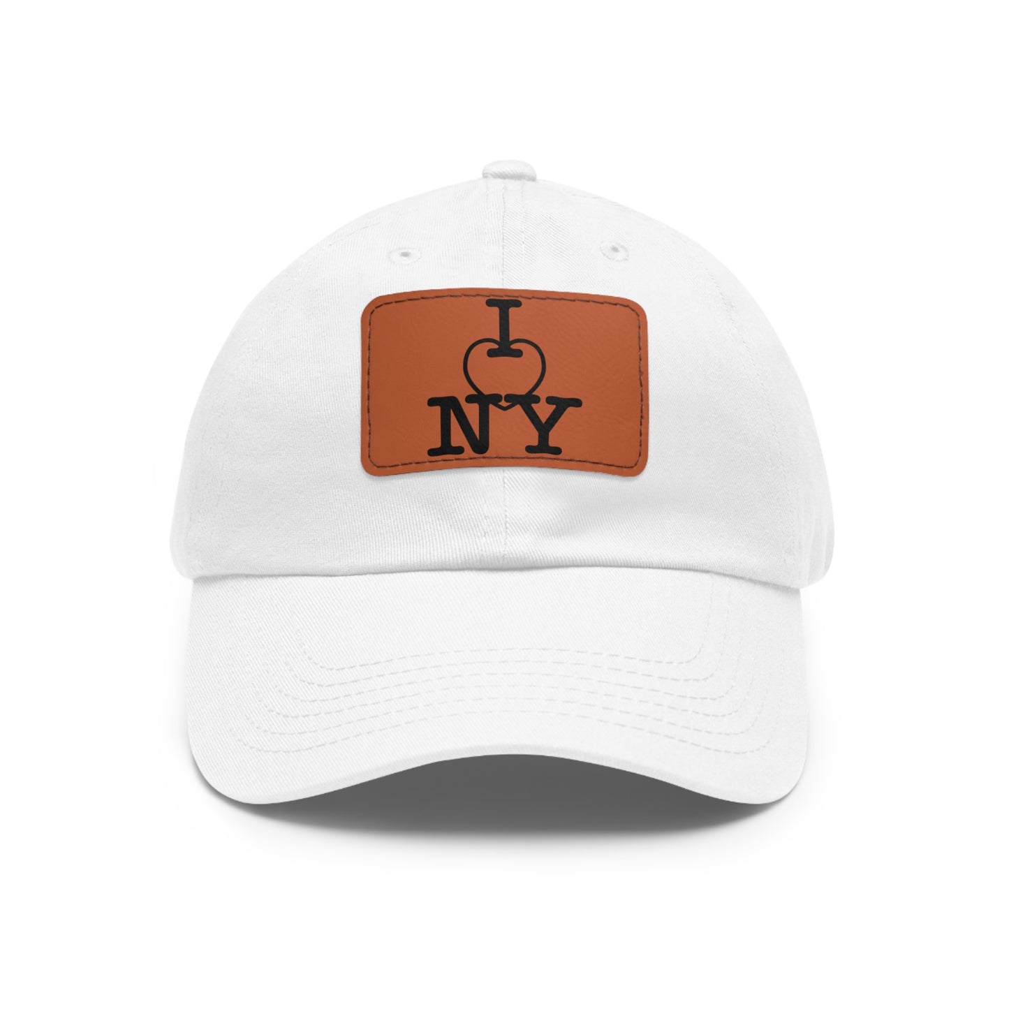Dad Leather Patch Hat I Love NY  – Timeless Style, Perfect Fit