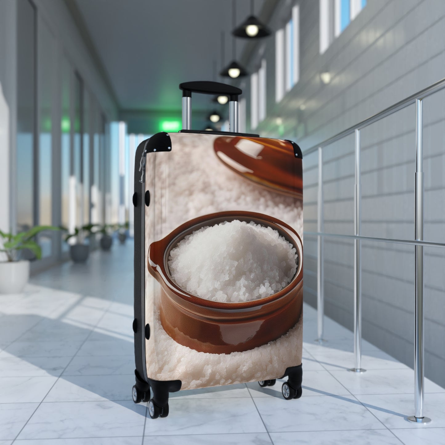 Nature Sea Salt Art Carry-On Suitcase - Stylish Luggage for Travelers