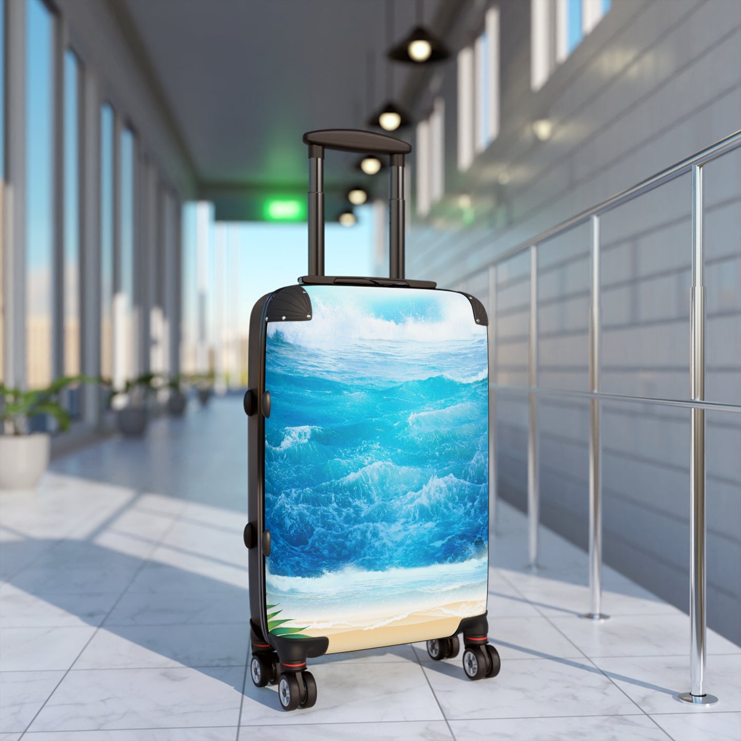 Nature Summer Beach Art Carry-On Suitcase - Stylish Luggage for Travelers