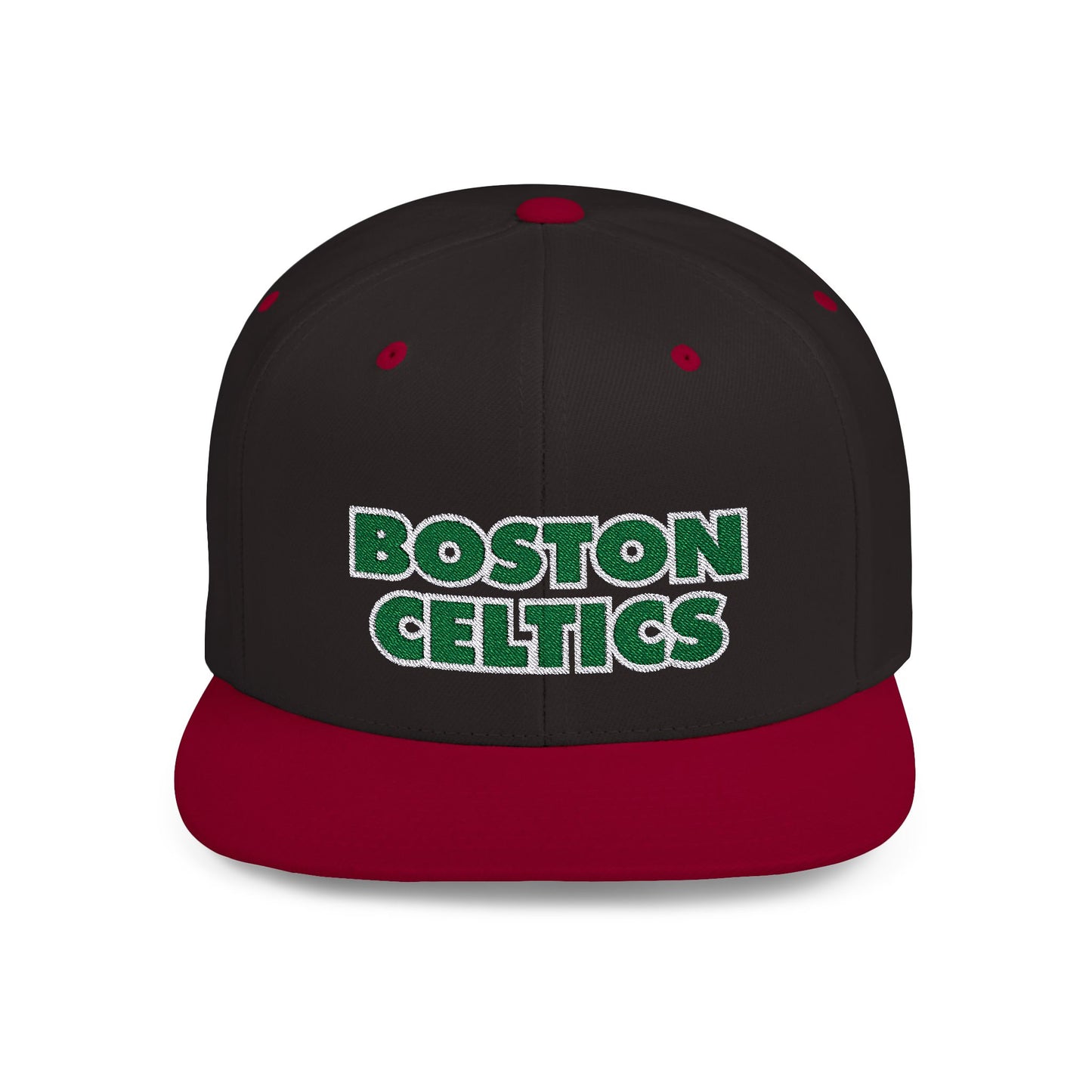 Boston Celtics Boston Basketball Flat Bill Snapback – Lightweight, Custom Fit, Premium Quality