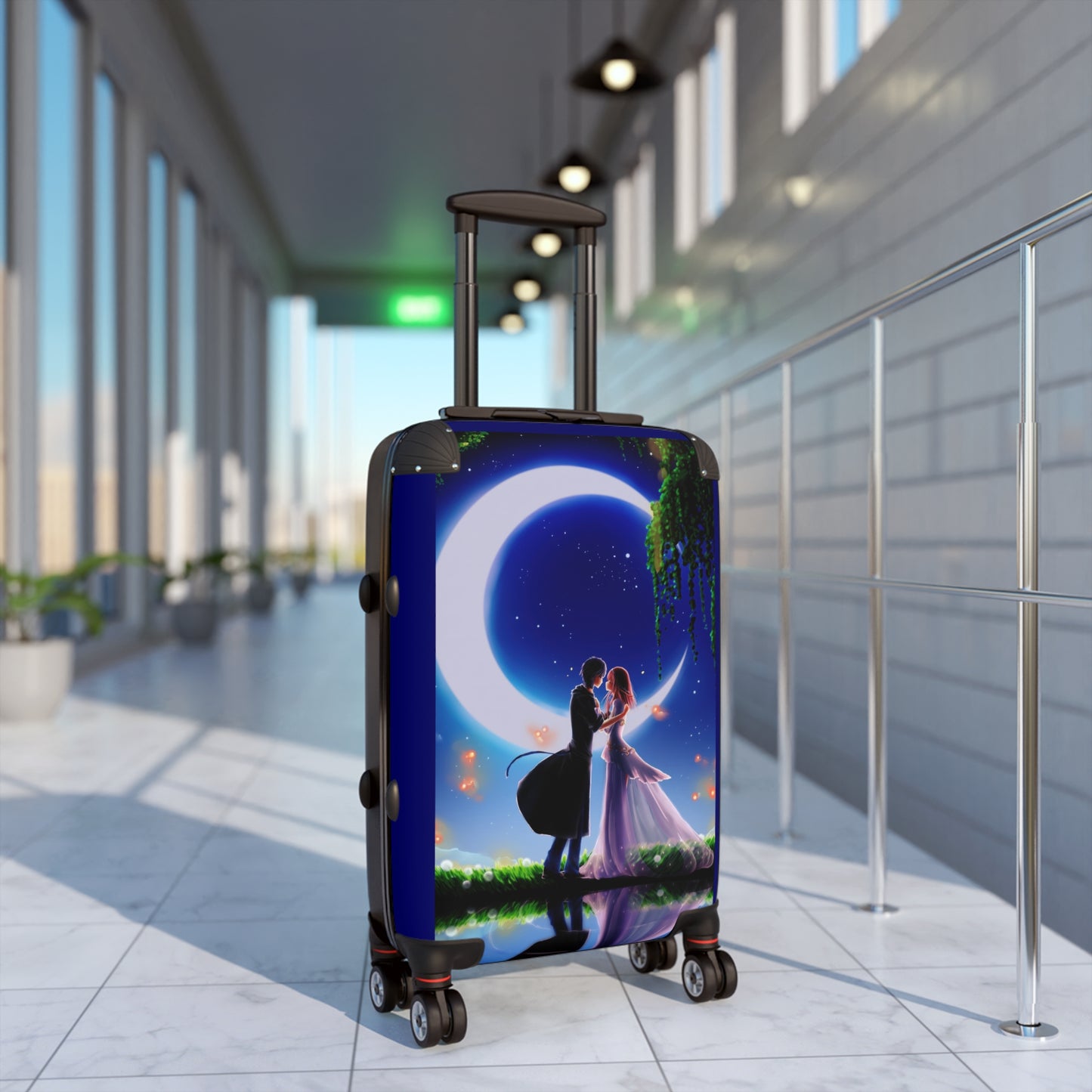 Love Couple Kiss Art Carry-On Suitcase - Stylish Luggage for Travelers