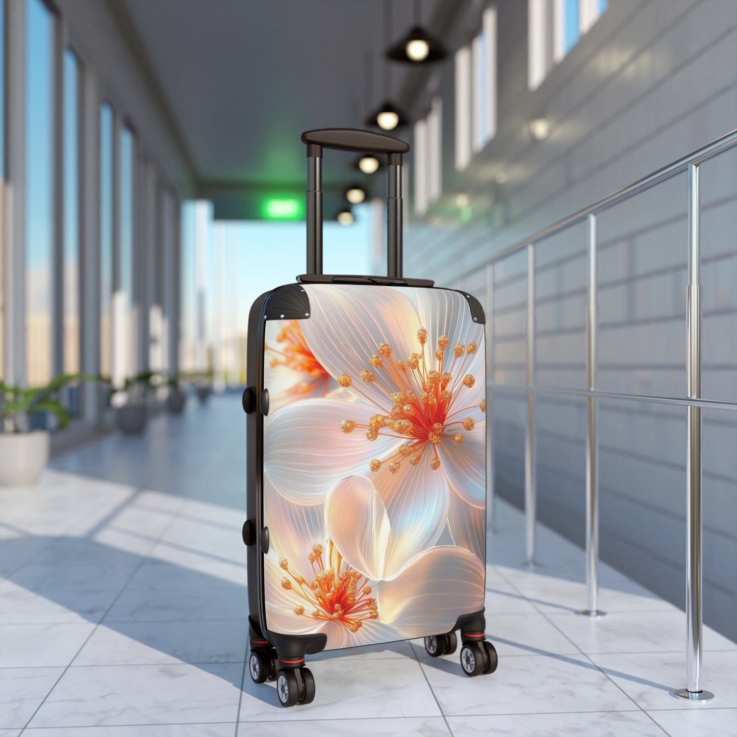 Nature Flowers Floral Stamens Art Carry-On Suitcase - Stylish Luggage for Travelers