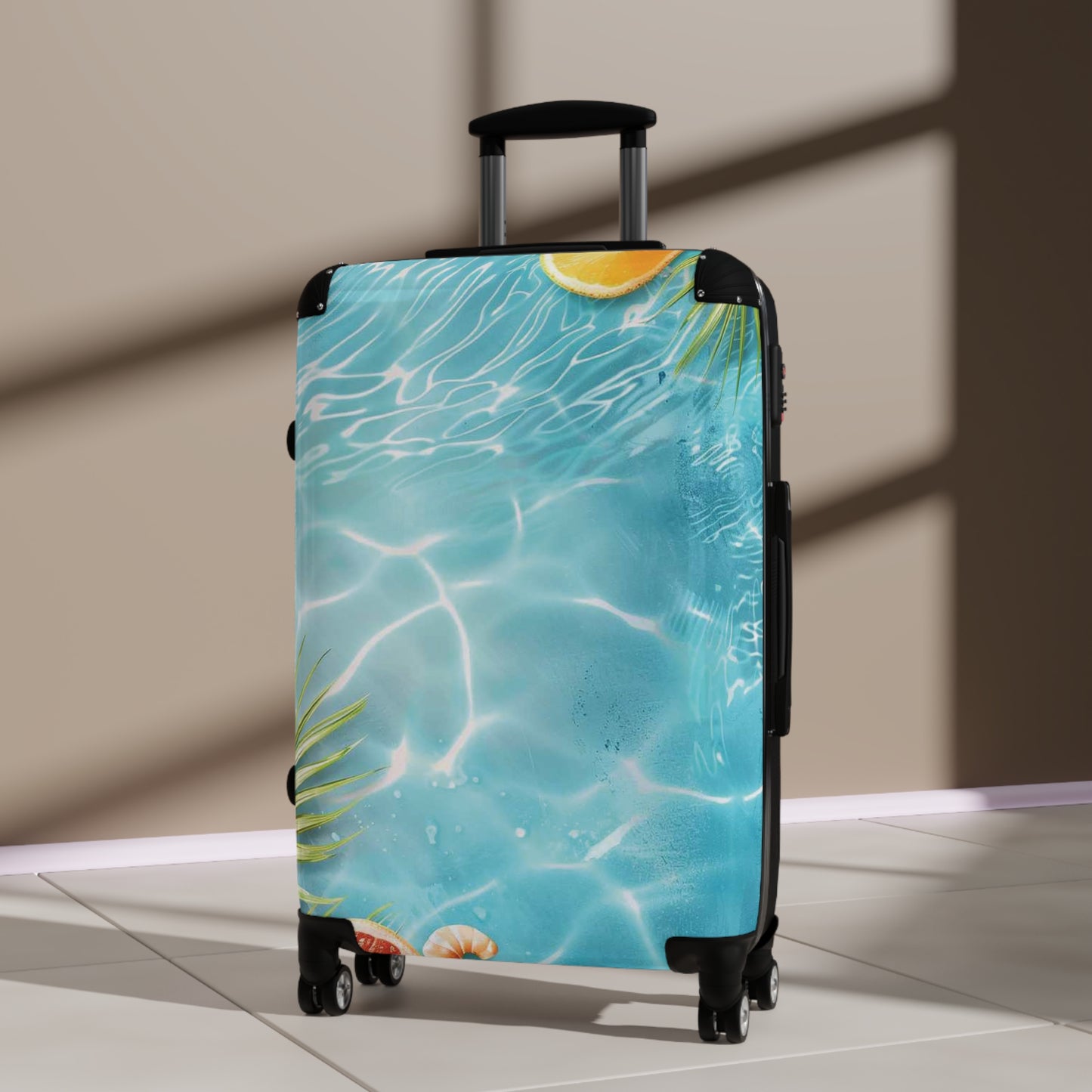 Nature Summer Background Art Carry-On Suitcase - Stylish Luggage for Travelers