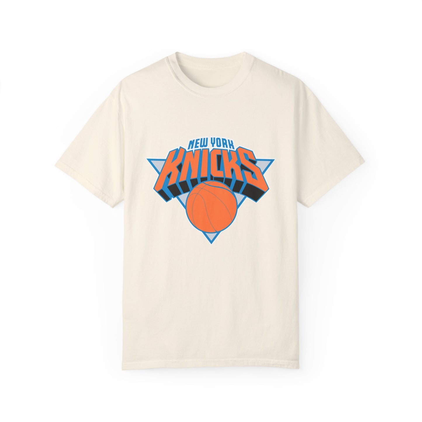 New York Knicks Hoop Lifestyle Garment-Dyed T-Shirt – Premium Cotton Tee for Customization