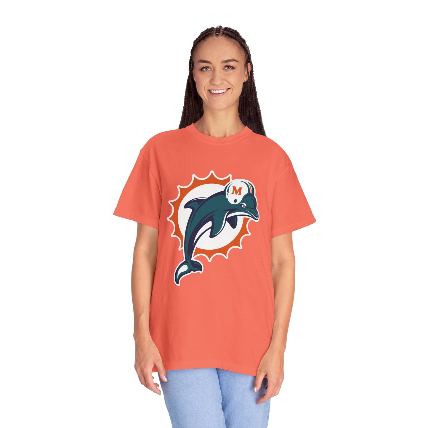 Miami Dolphins Gear Garment-Dyed T-Shirt – Premium Cotton Tee for Customization