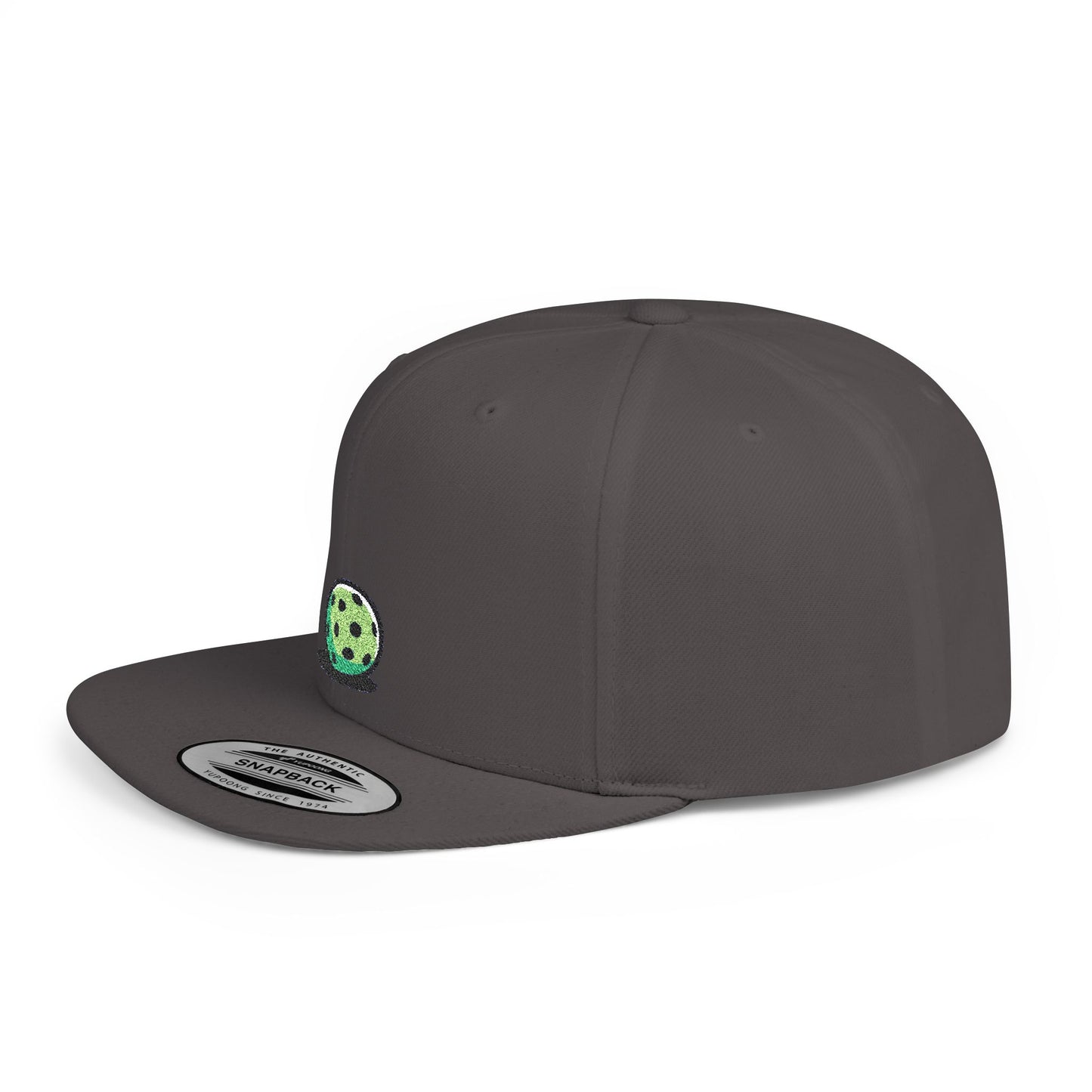 Icons Embroidered Ball Flat Bill Snapback – Lightweight, Custom Fit, Premium Quality
