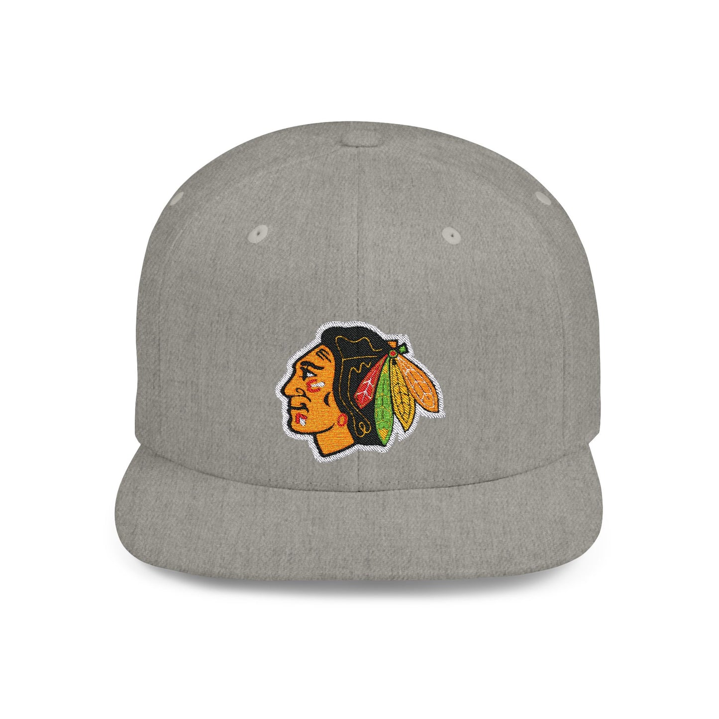 Chicago Blackhawks Flat Bill Snapback – Lightweight, Custom Fit, Premium Quality