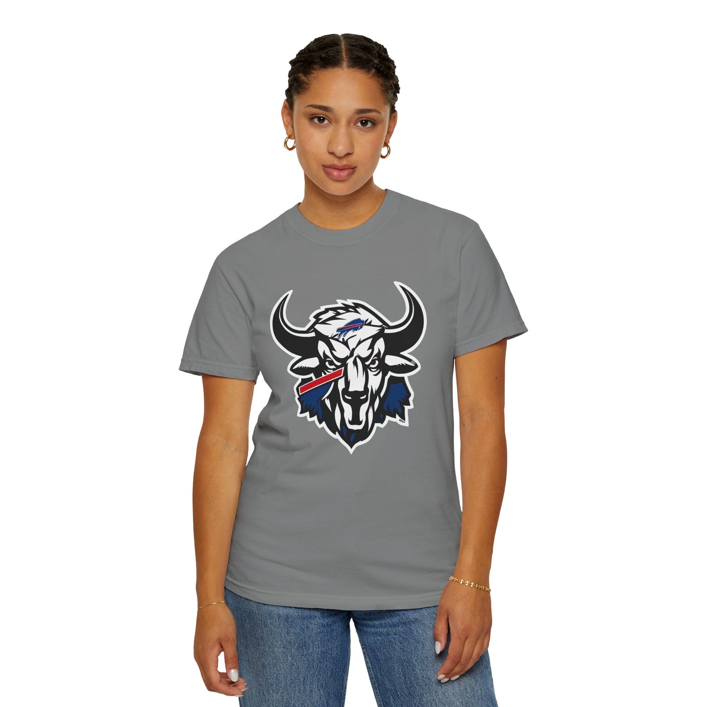 Buffalo Bills New Style Garment-Dyed T-Shirt – Premium Cotton Tee for Customization