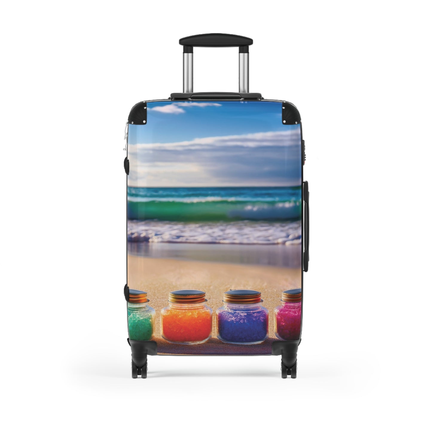 Nature Summer Colorful Jars Carry-On Suitcase - Stylish Luggage for Travelers