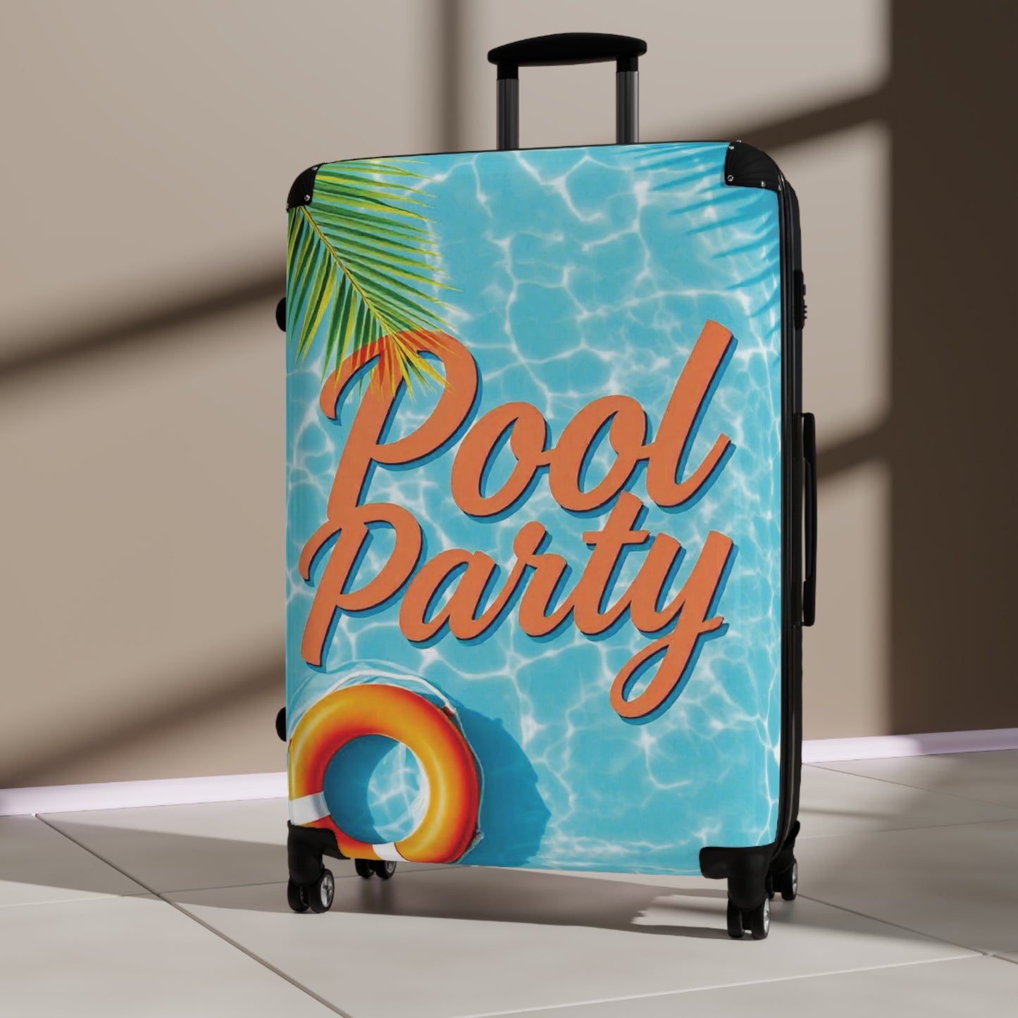 Nature Summer Pool Party Carry-On Suitcase - Stylish Luggage for Travelers