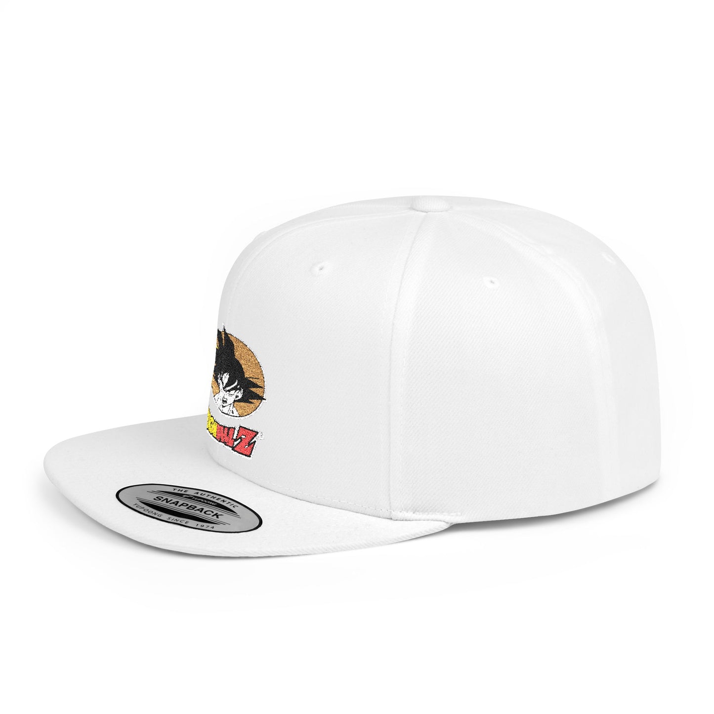 Dragon Ball Z Goku Flat Bill Snapback – Lightweight, Custom Fit, Premium Quality