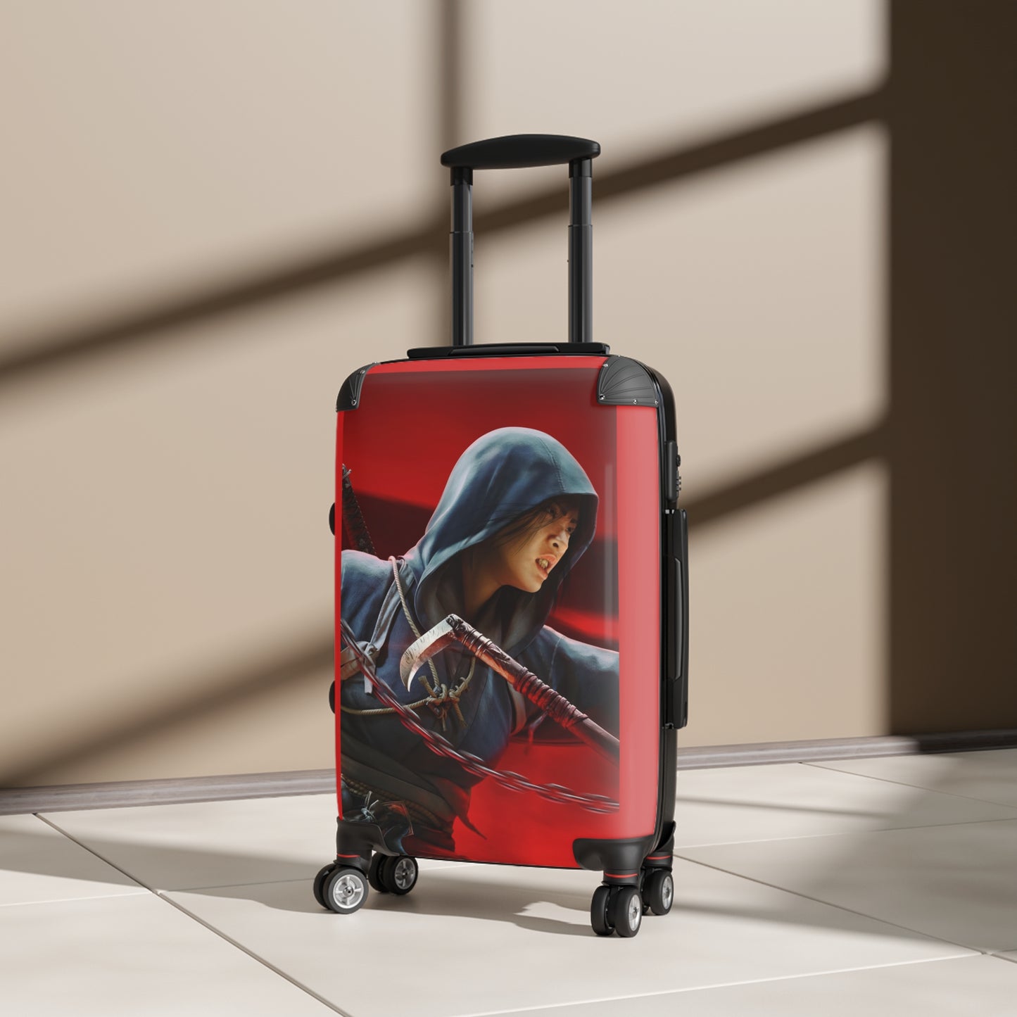 Video Games Assassins's Creed Naoe Carry-On Suitcase - Stylish Luggage for Travelers