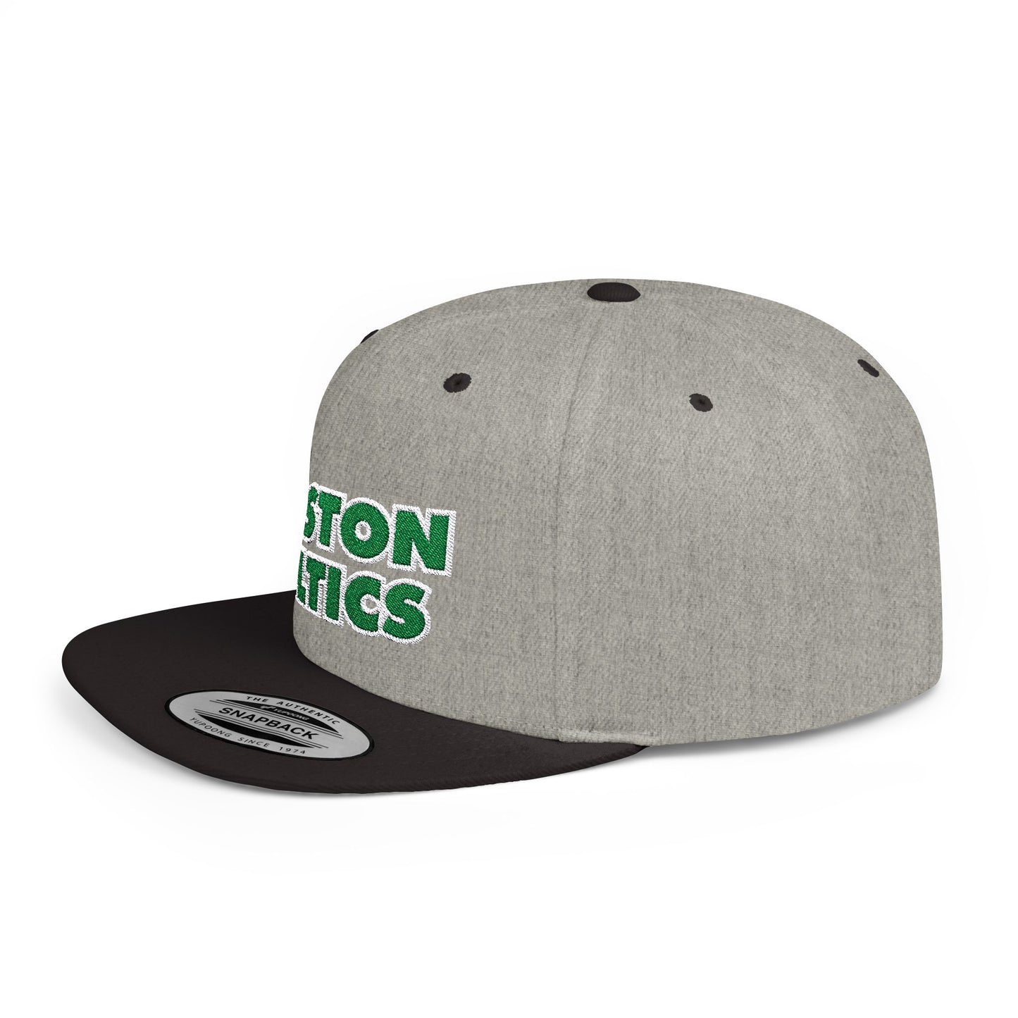Boston Celtics Boston Basketball Flat Bill Snapback – Lightweight, Custom Fit, Premium Quality