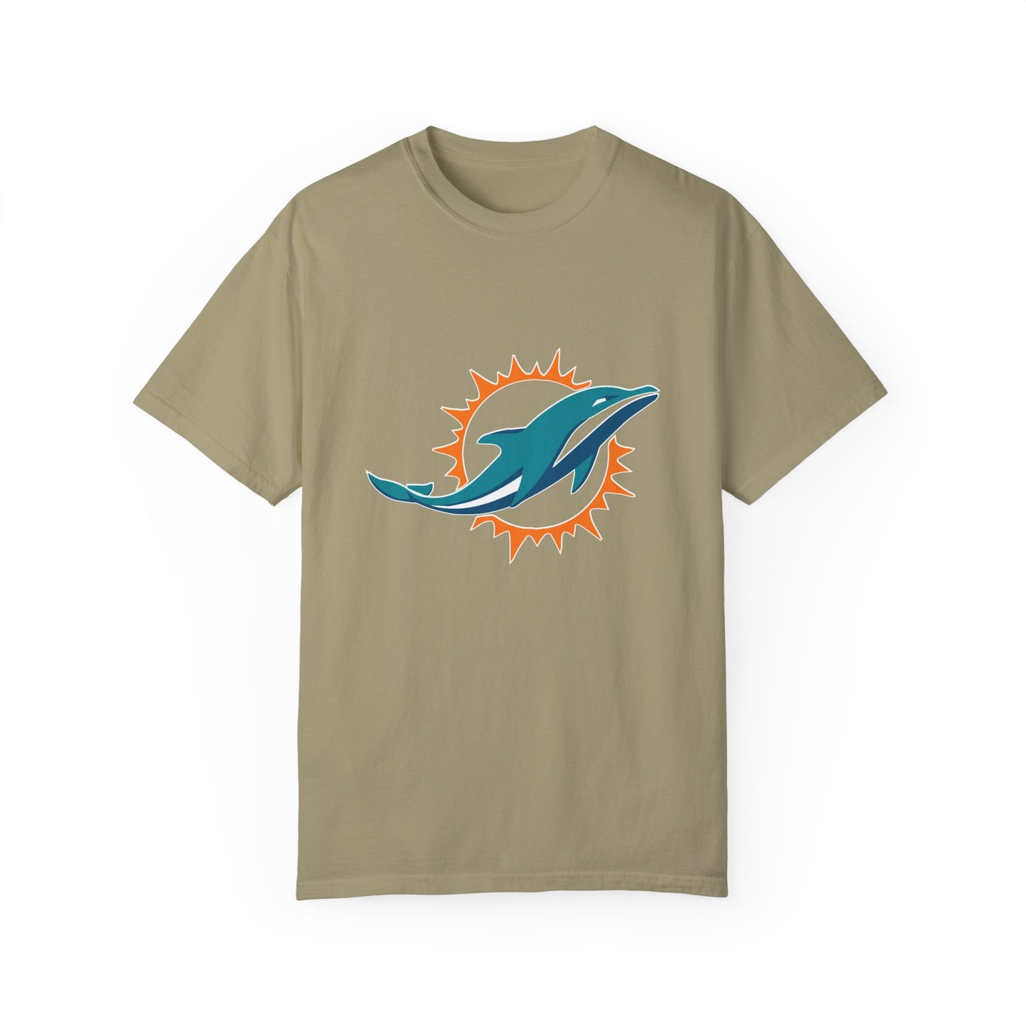 Miami Dolphins Football Merchandise Garment-Dyed T-Shirt – Premium Cotton Tee for Customization