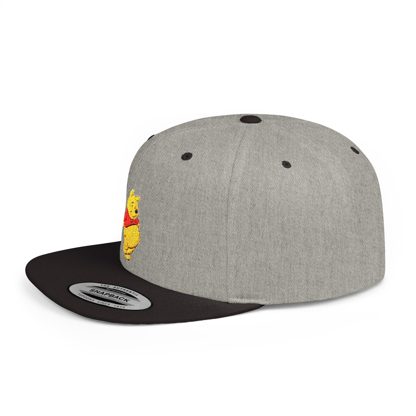 Winnie The Pooh Flat Bill Snapback – Lightweight, Custom Fit, Premium Quality