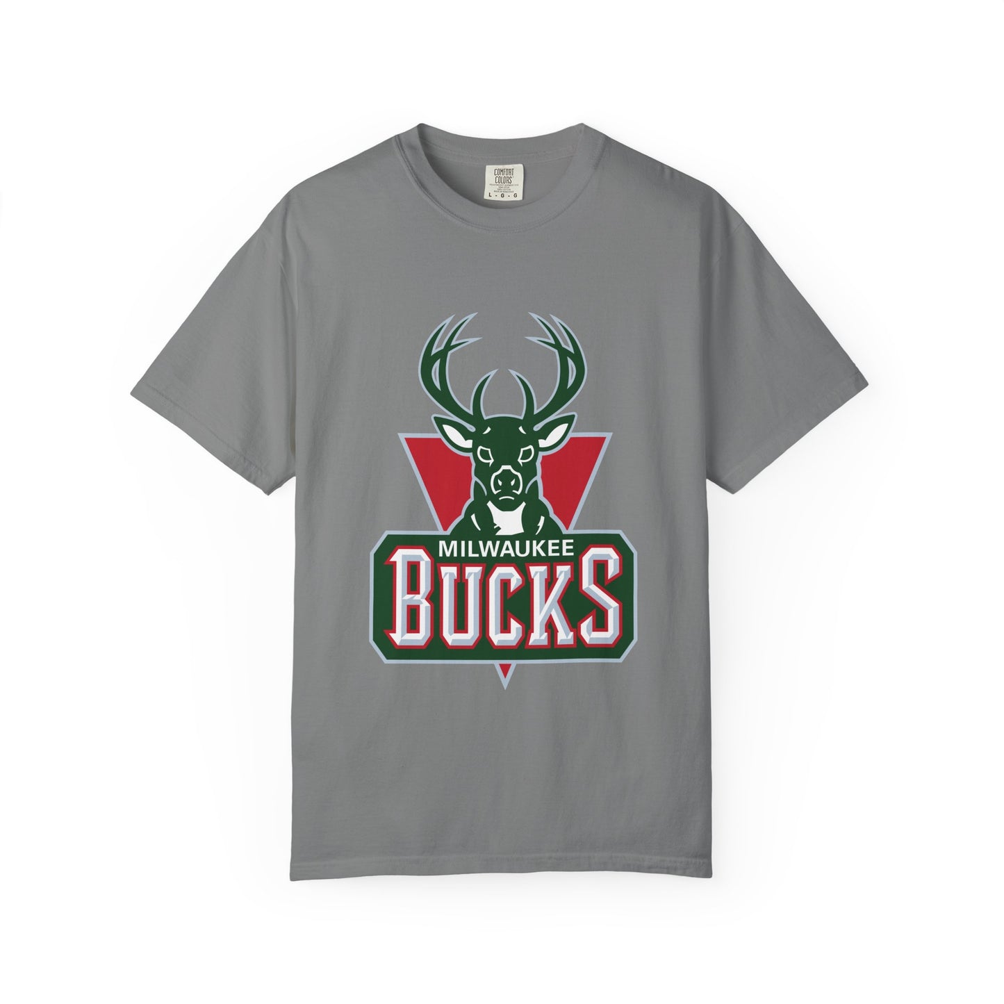 Milwaukee Bucks Strong Garment-Dyed T-Shirt – Premium Cotton Tee for Customization