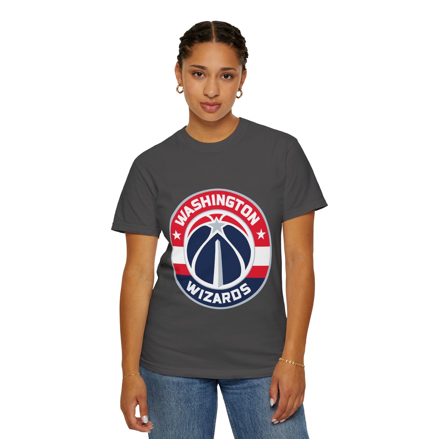 Washington Wizards Strong Garment-Dyed T-Shirt – Premium Cotton Tee for Customization