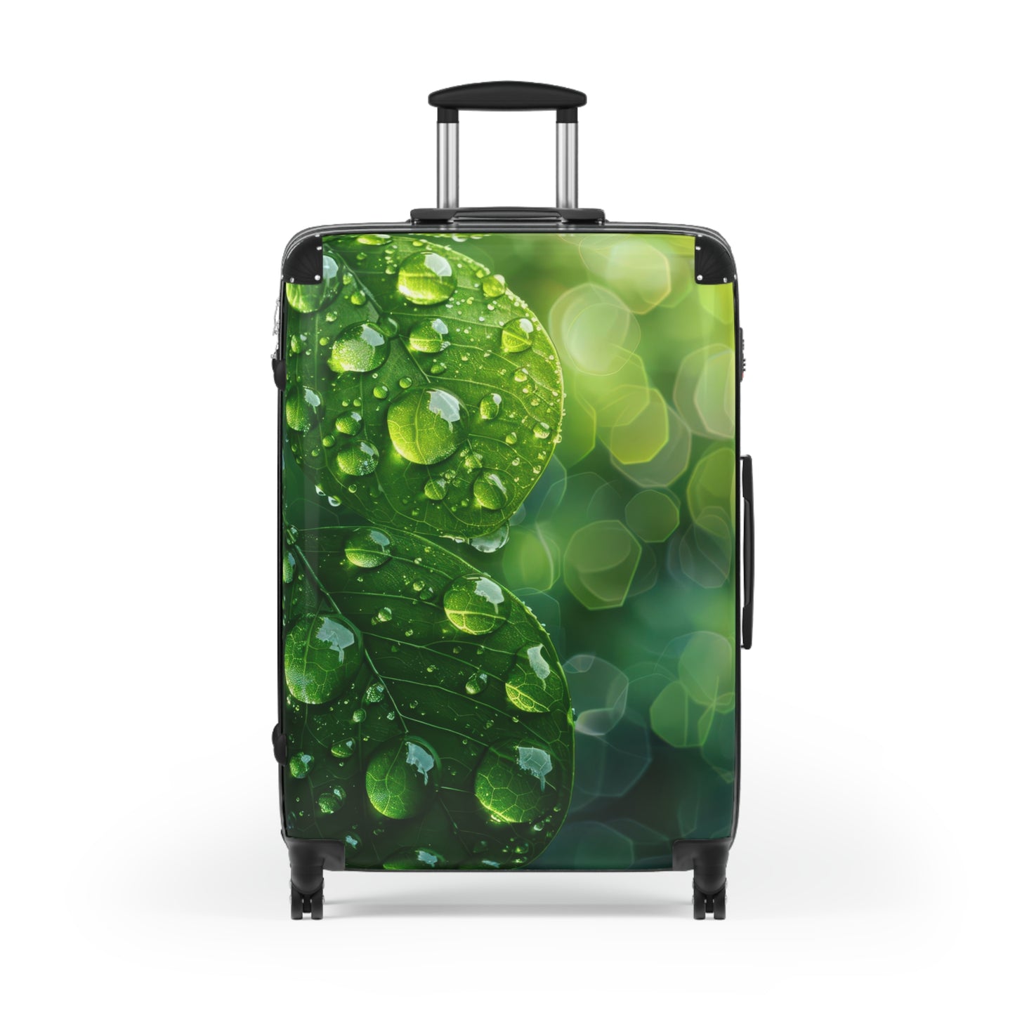 Nature Green Leaves Art Carry-On Suitcase - Stylish Luggage for Travelers