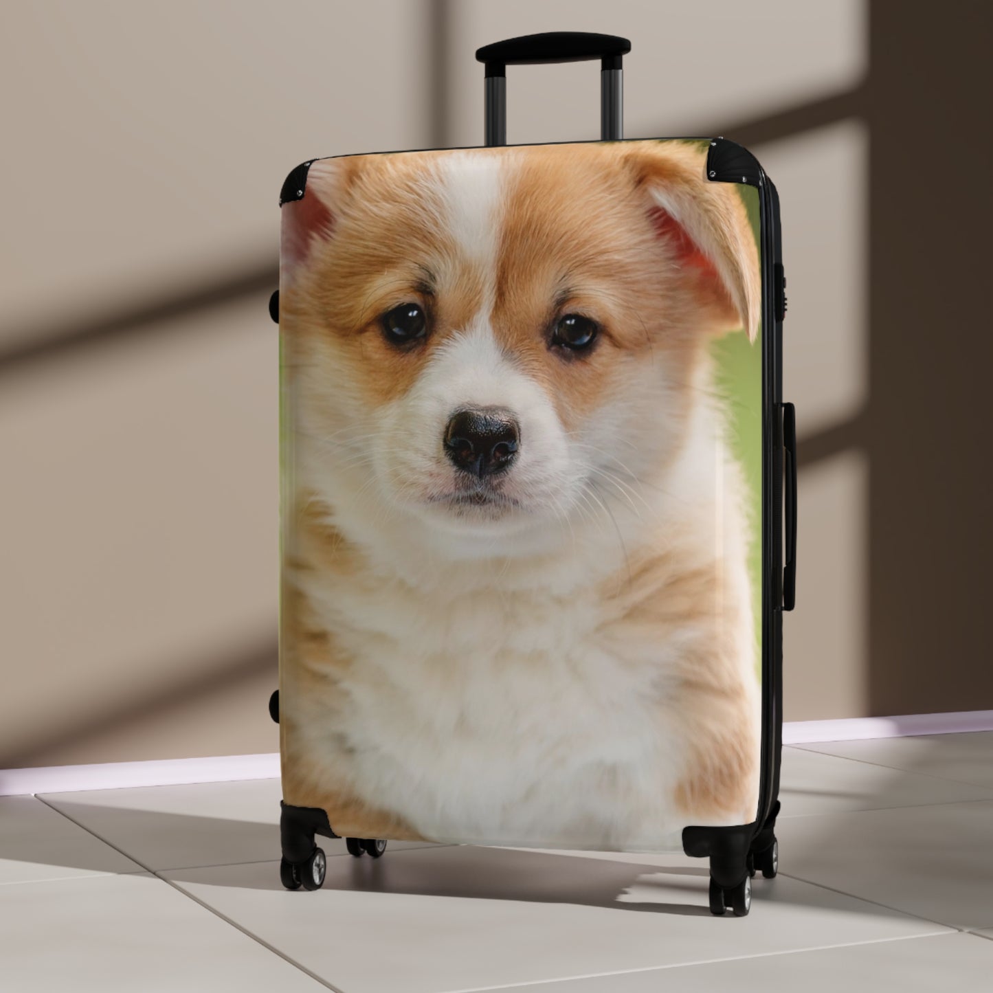 Animals Corgi Puppy Carry-On Suitcase - Stylish Luggage for Travelers