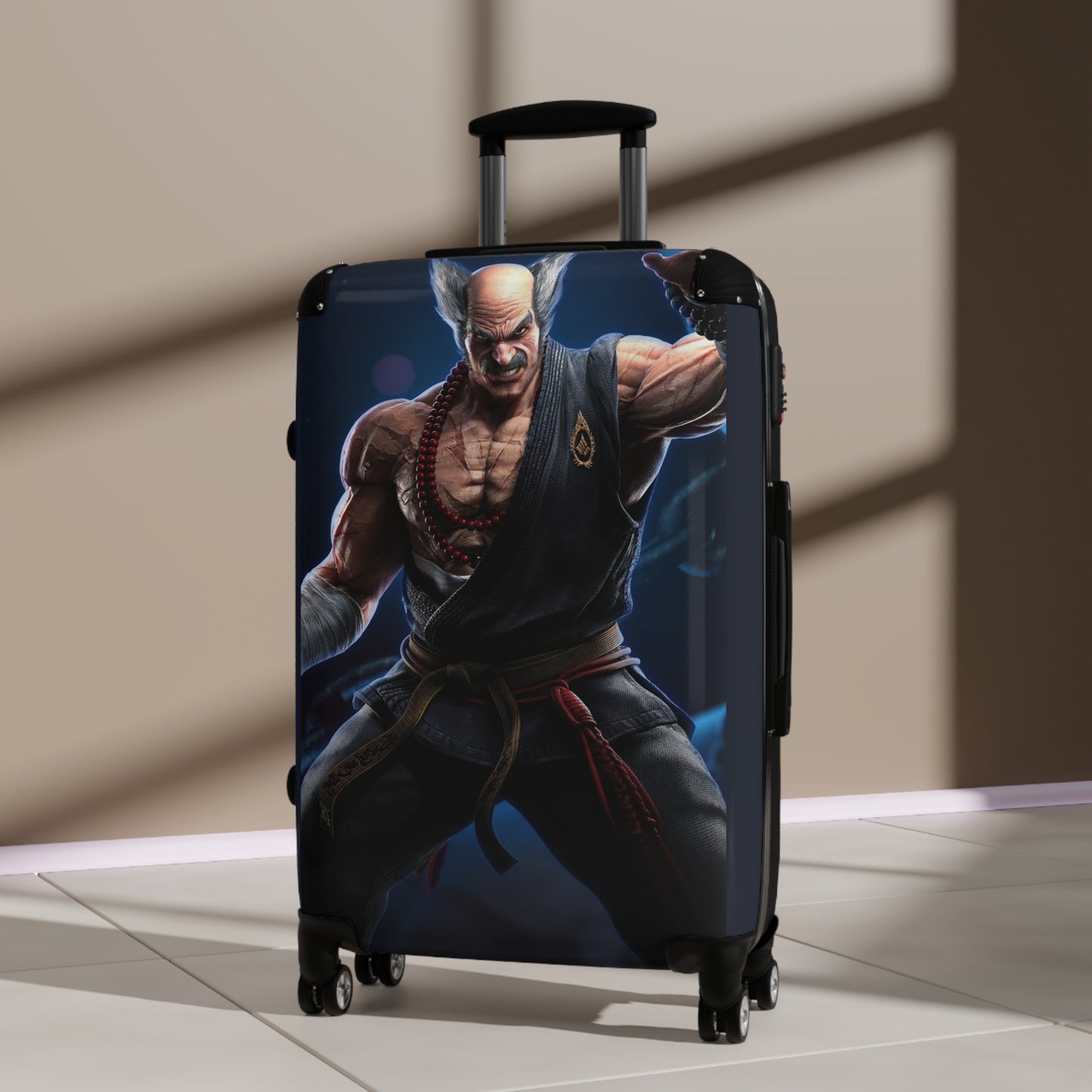 Video Games Tekken 8 Heihachi Mishima Carry-On Suitcase - Stylish Luggage for Travelers