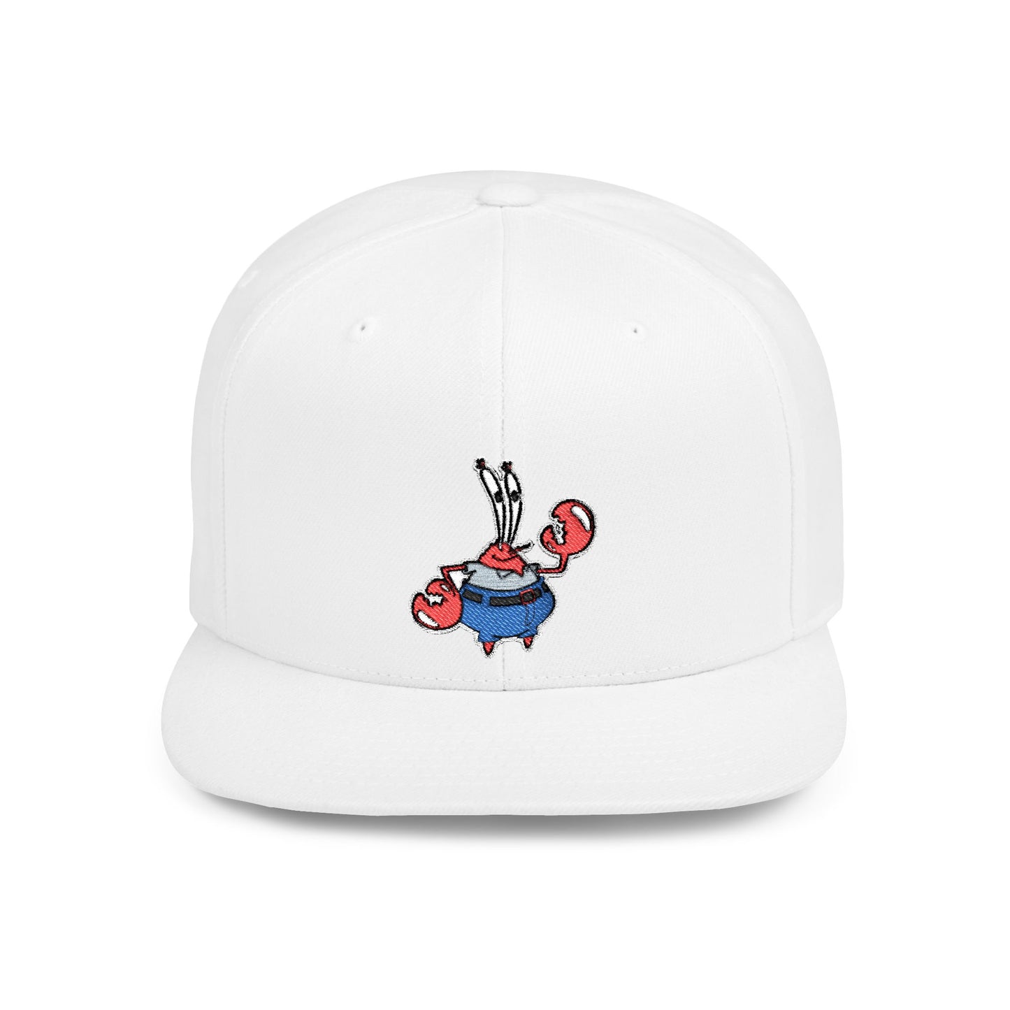 Spongebob Squarepants Mr Krabs Flat Bill Snapback – Lightweight, Custom Fit, Premium Quality
