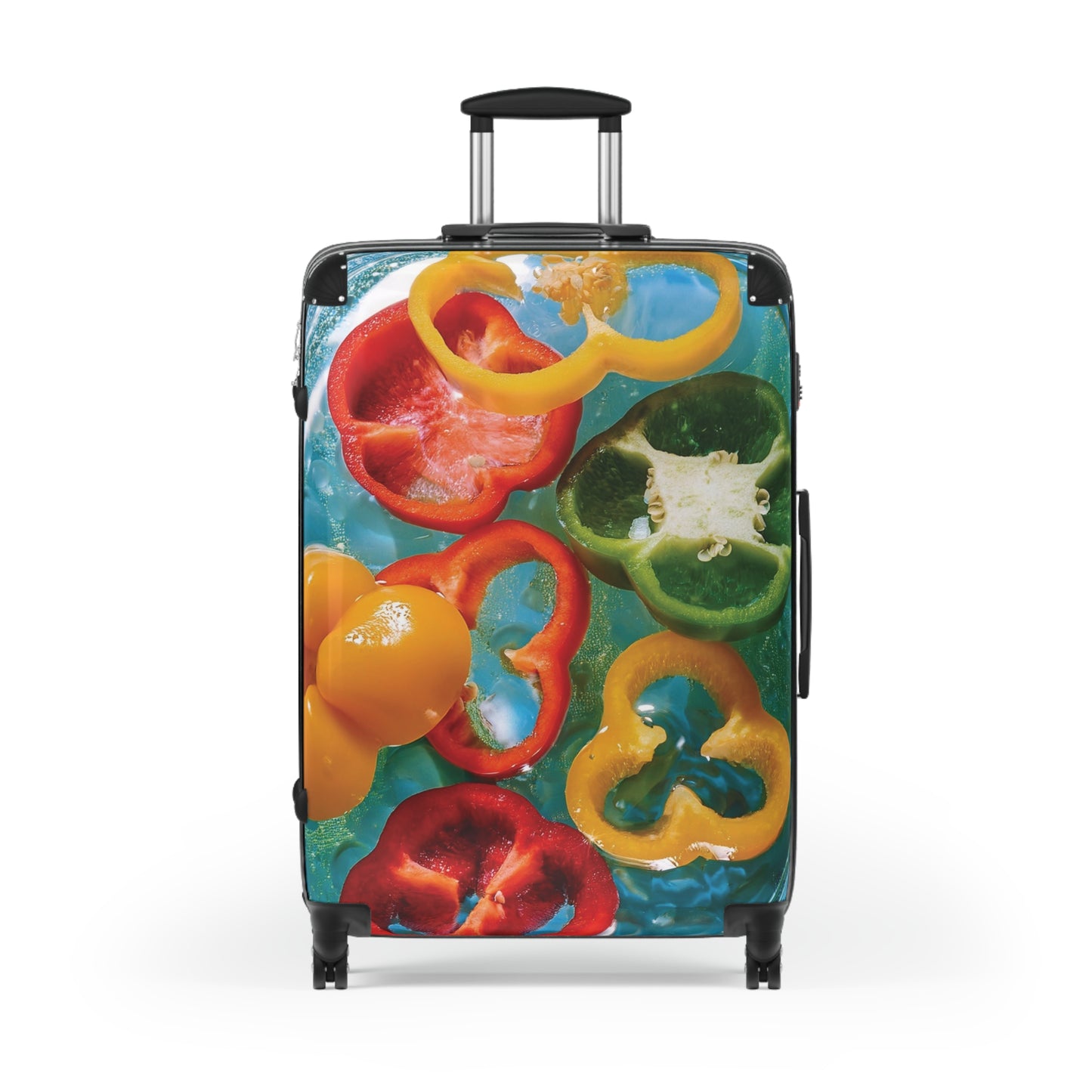 Nature Summer Bell Peppers Slices Carry-On Suitcase - Stylish Luggage for Travelers