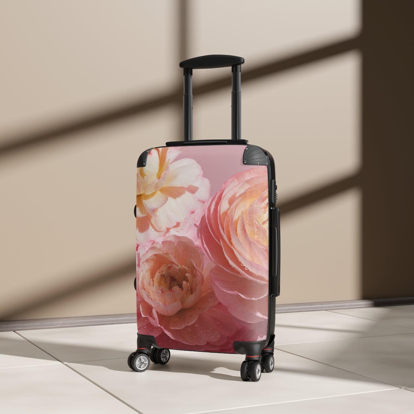 Nature Flowers Floral Ranunculus Art Carry-On Suitcase - Stylish Luggage for Travelers