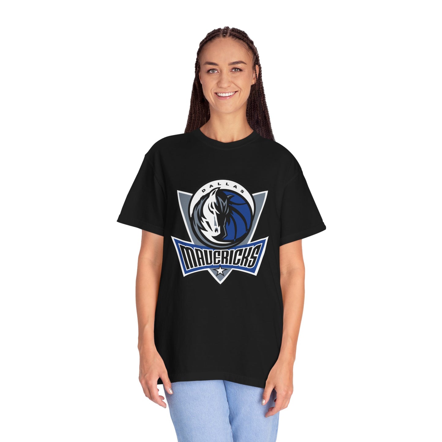 Dallas Mavericks Garment-Dyed T-Shirt – Premium Cotton Tee for Customization