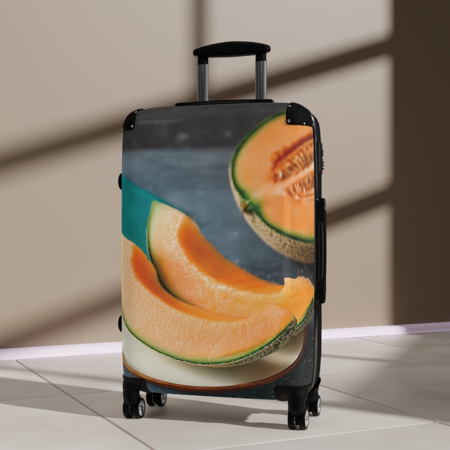Nature Summer Cantaloupe Slices Carry-On Suitcase - Stylish Luggage for Travelers