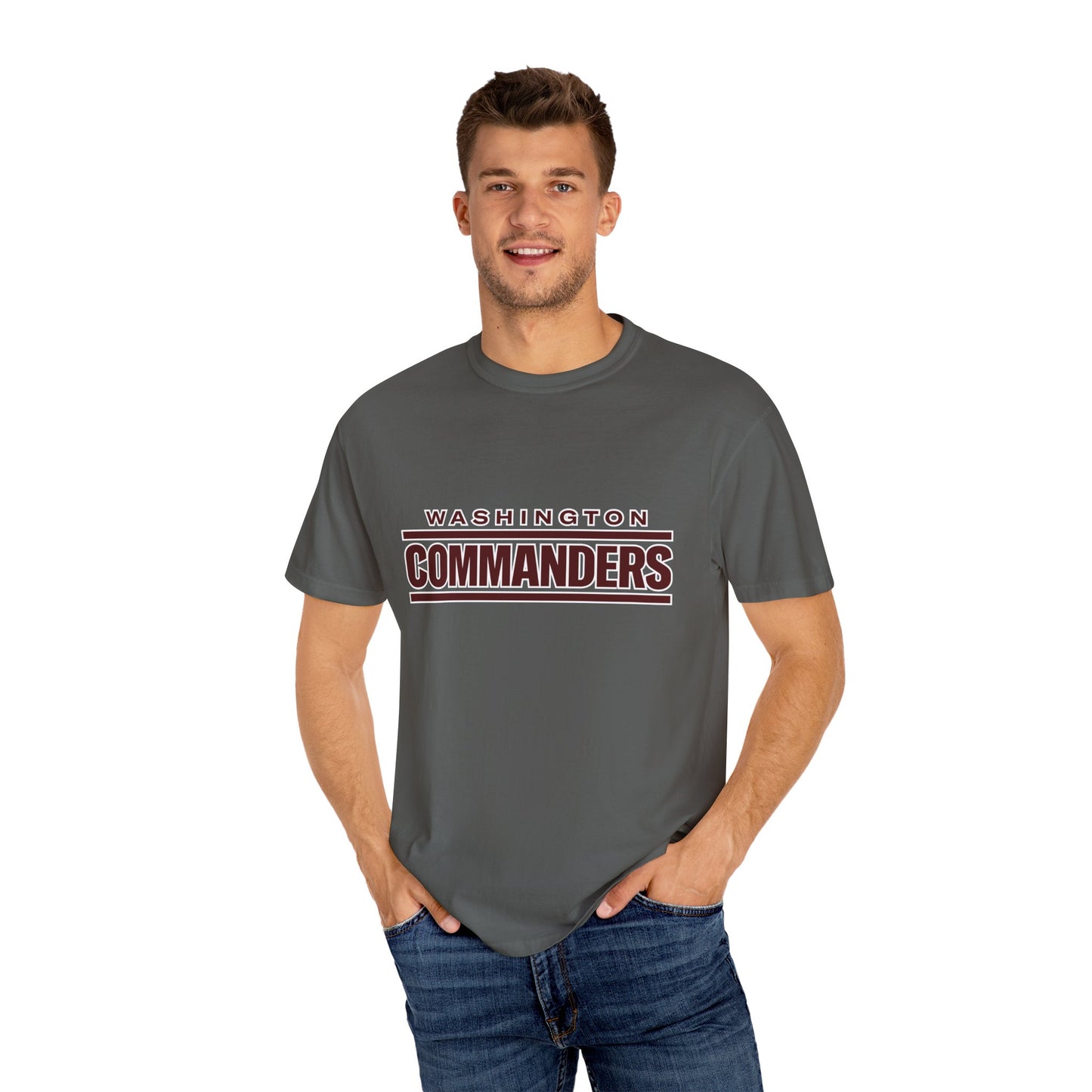 Washington Commanders Nation Garment-Dyed T-Shirt – Premium Cotton Tee for Customization