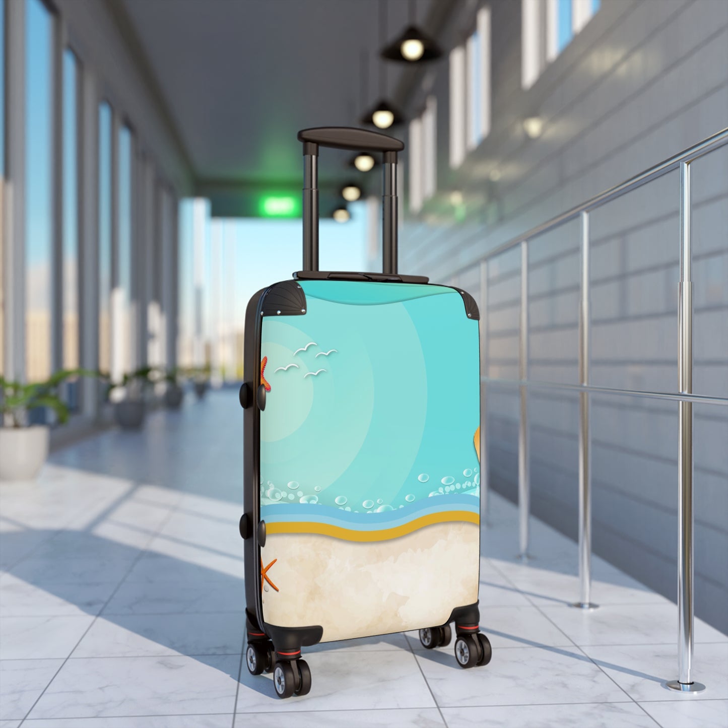 Nature Summer Simple Art Carry-On Suitcase - Stylish Luggage for Travelers