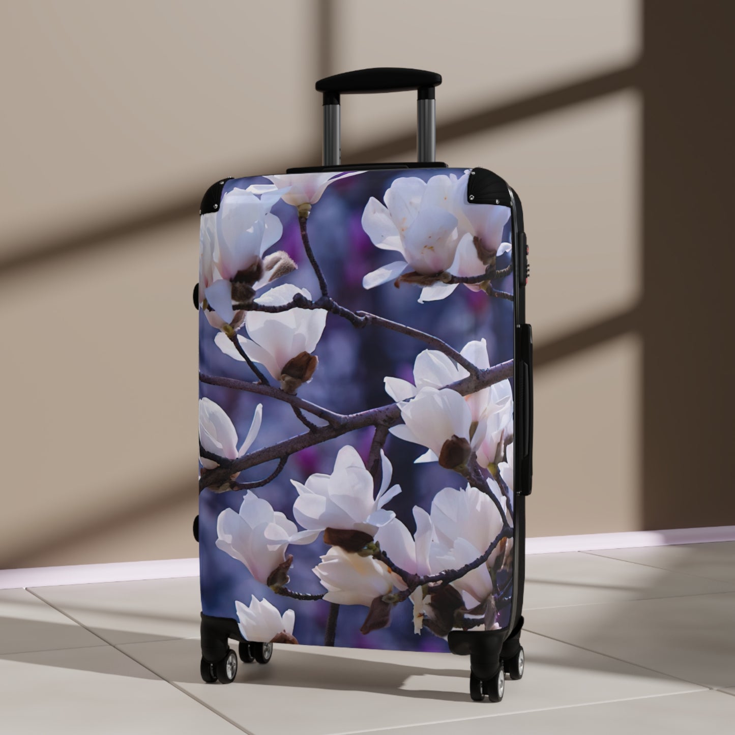 Nature Flowers Floral Sakura Aesthetic Art Carry-On Suitcase - Stylish Luggage for Travelers