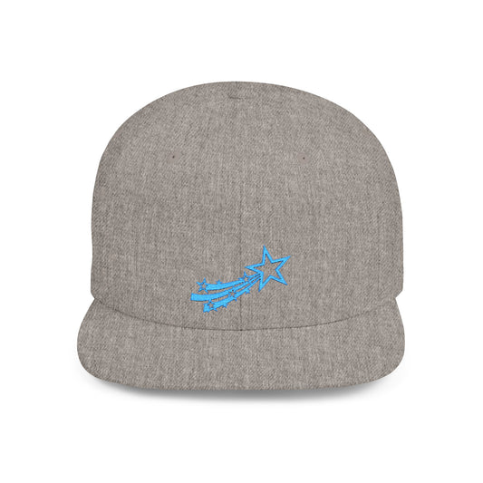Icons Embroidered Star Comet Flat Bill Snapback – Lightweight, Custom Fit, Premium Quality