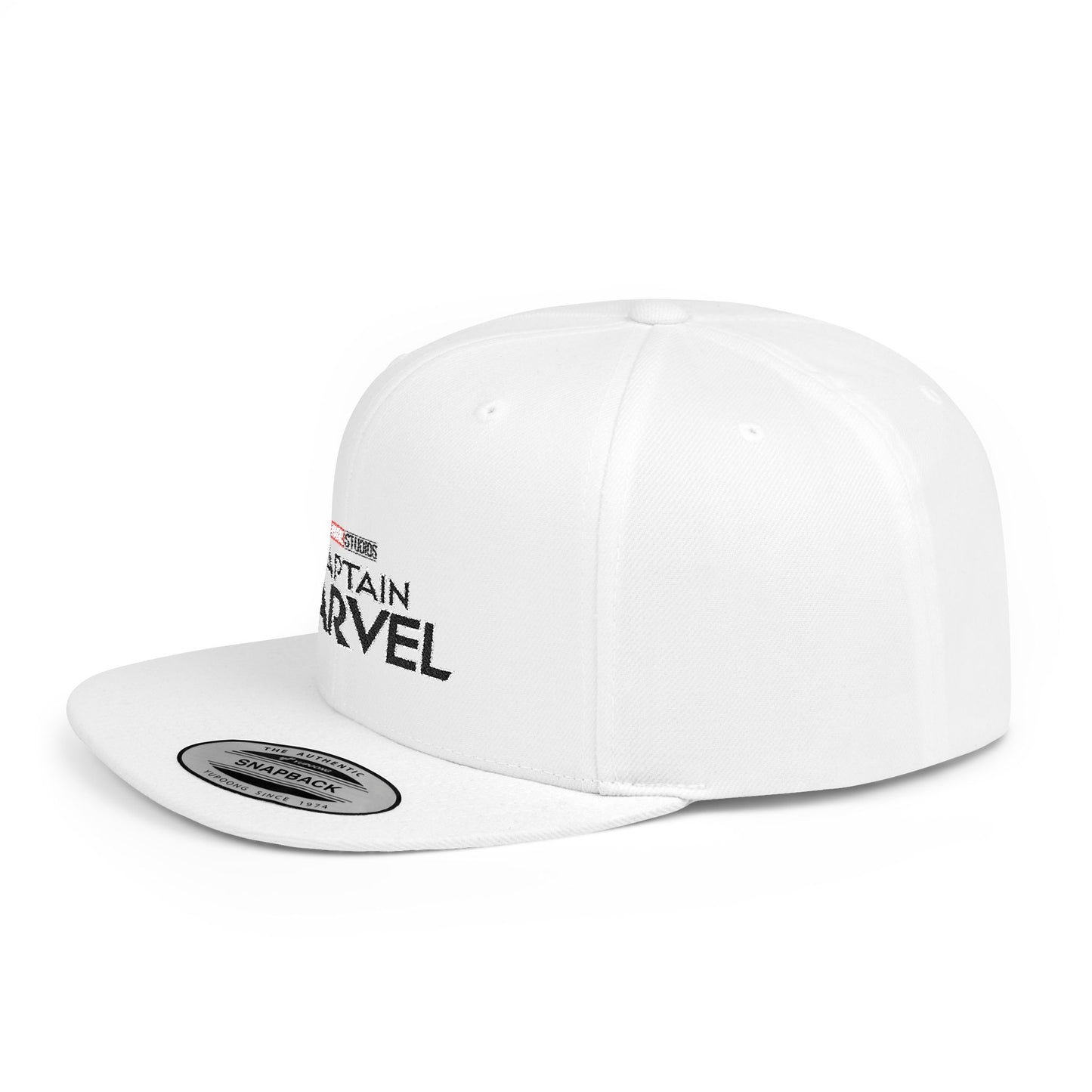 Marvel Captain Marvel Flat Bill Snapback – Lightweight, Custom Fit, Premium Quality
