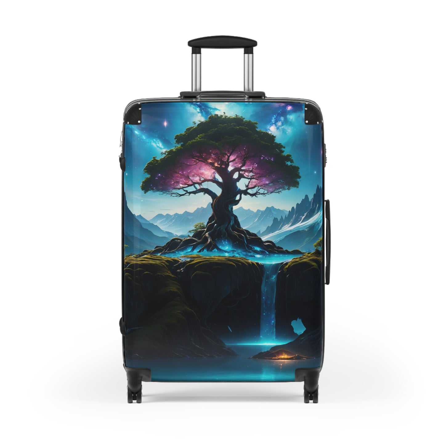 Fantasy Forest Trees Nature Art Carry-On Suitcase - Stylish Luggage for Travelers