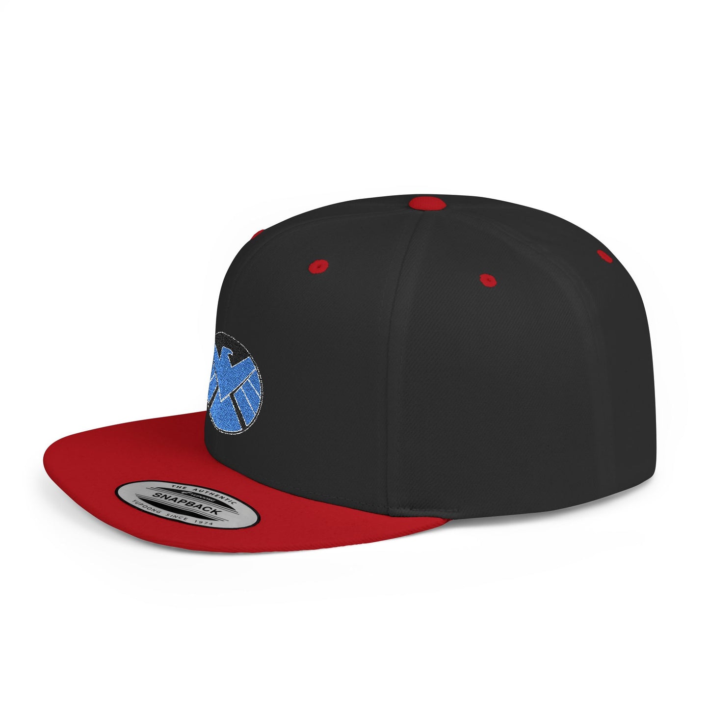 Marvel Shield Flat Bill Snapback – Lightweight, Custom Fit, Premium Quality