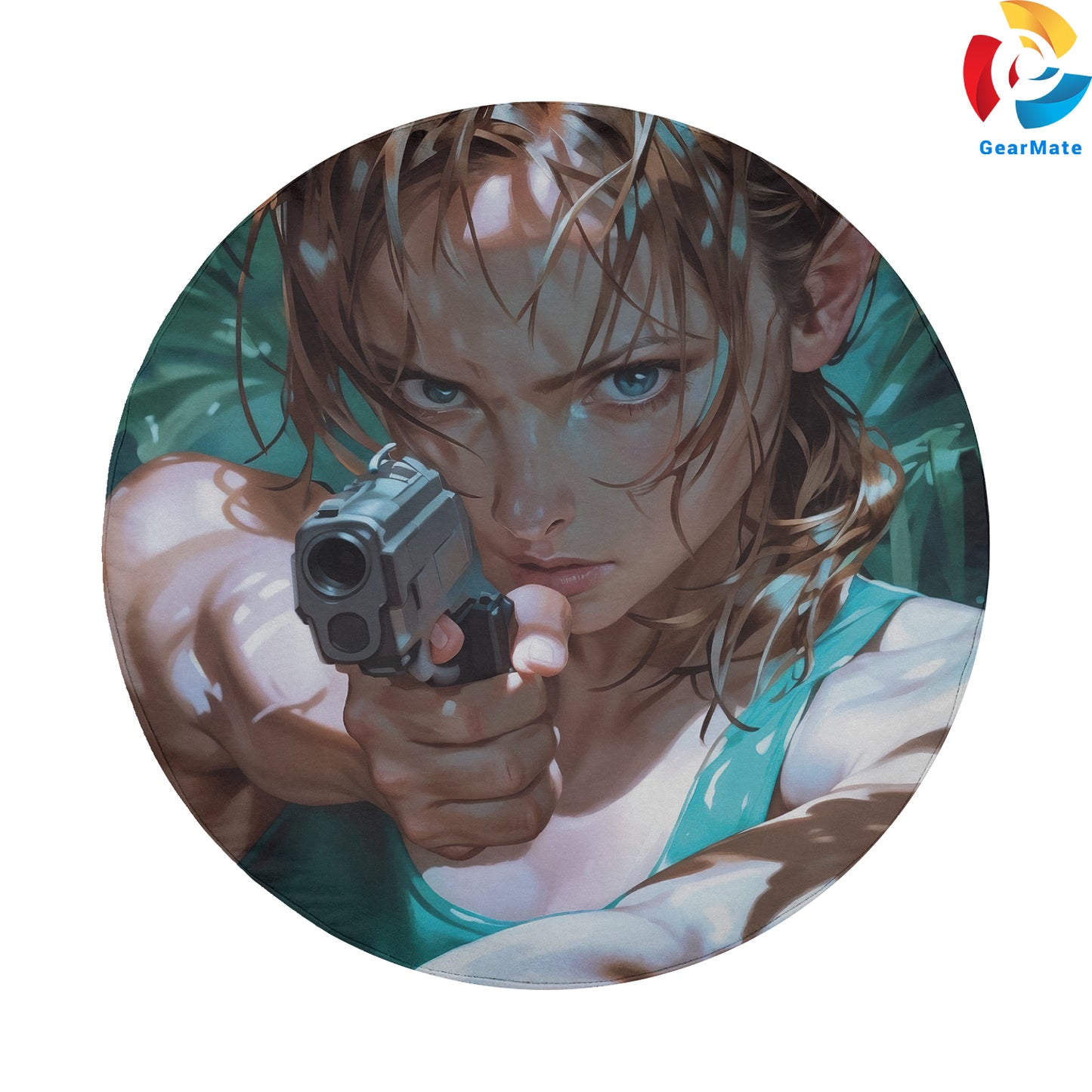 Tom Raider Lara Croft Video Games Spare Tire Cover – Premium Waterproof UV Resistant Protector